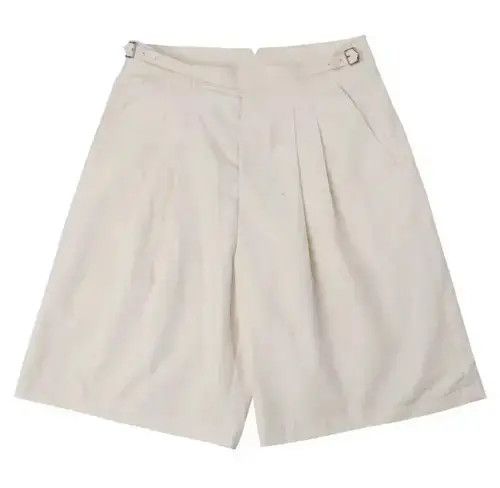 Japanese Brand 21SS Indigo Union Japan Light Beige Worker Casual Shorts Size US 30 / EU 46 - 4 Thumbnail