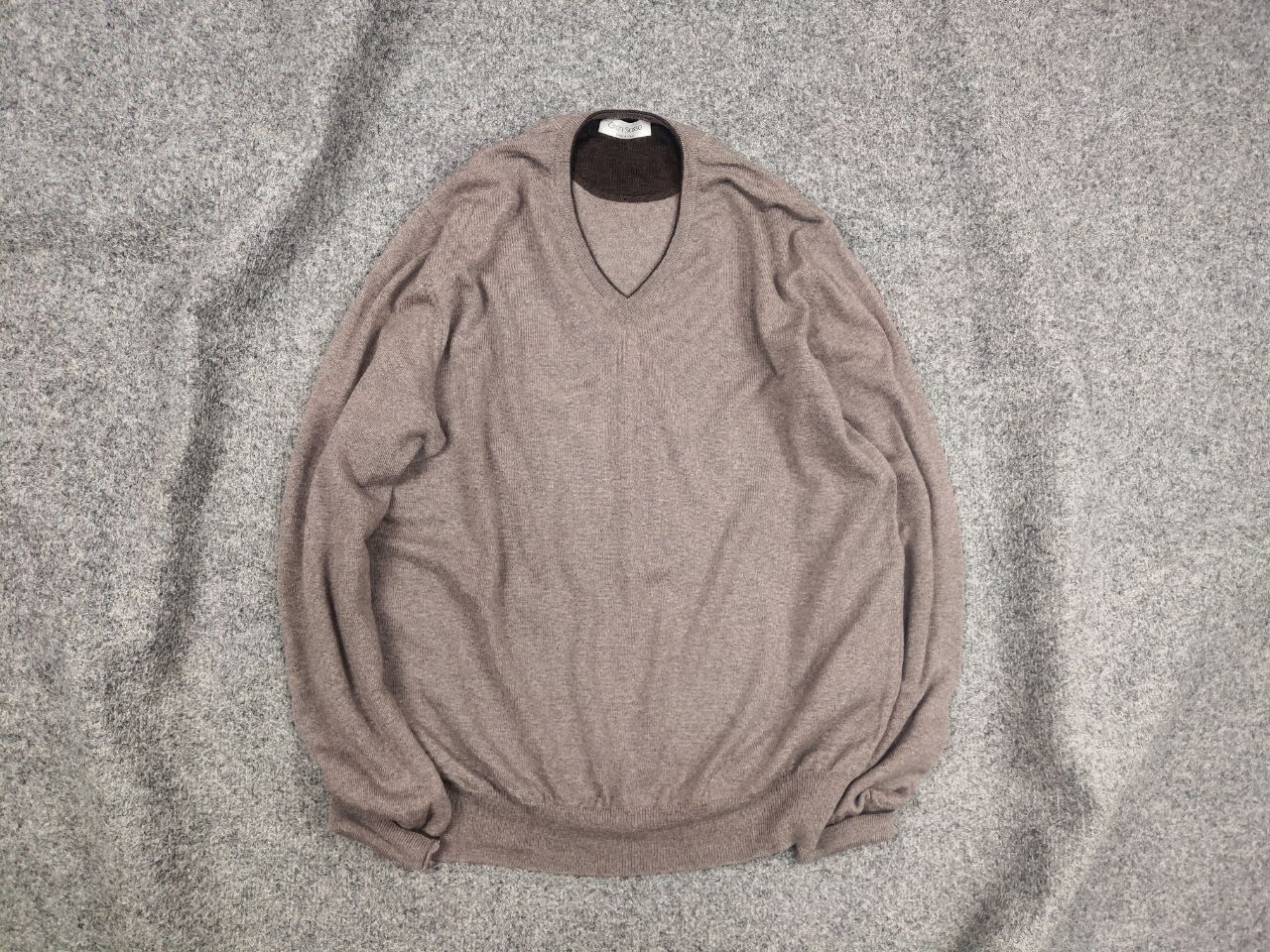 Gran Sasso Gran Sasso Italy Design Classic Lana Wool Brown Sweater Size US L / EU 52-54 / 3 - 1 Thumbnail