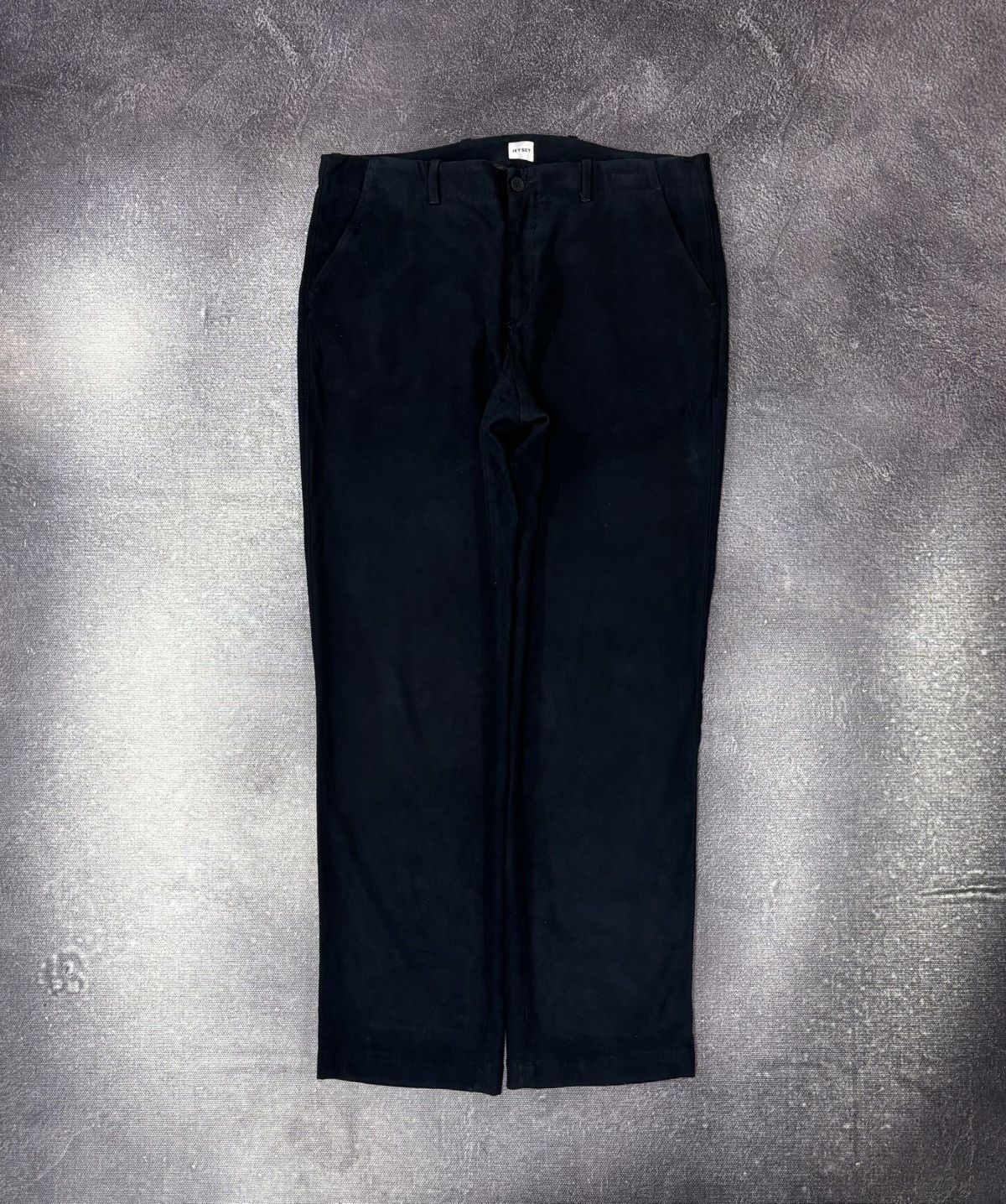 JET SET Jet Set Men’s Viscose Blend Navy Blue Soft Pants Trousers Size US 38 / EU 54 - 1 Thumbnail