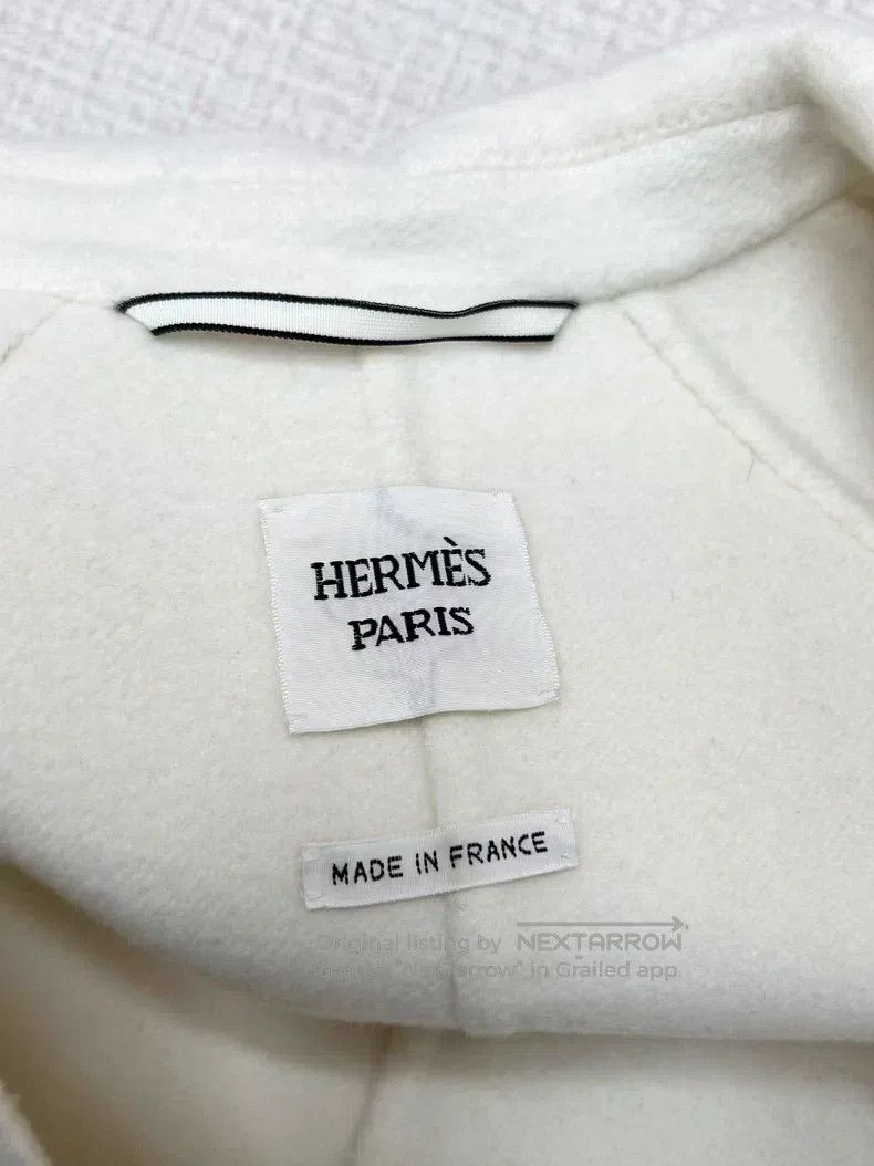 Hermes Hermes Cashmere overcoat Size XXS / US 00 / IT 34 - 4 Thumbnail
