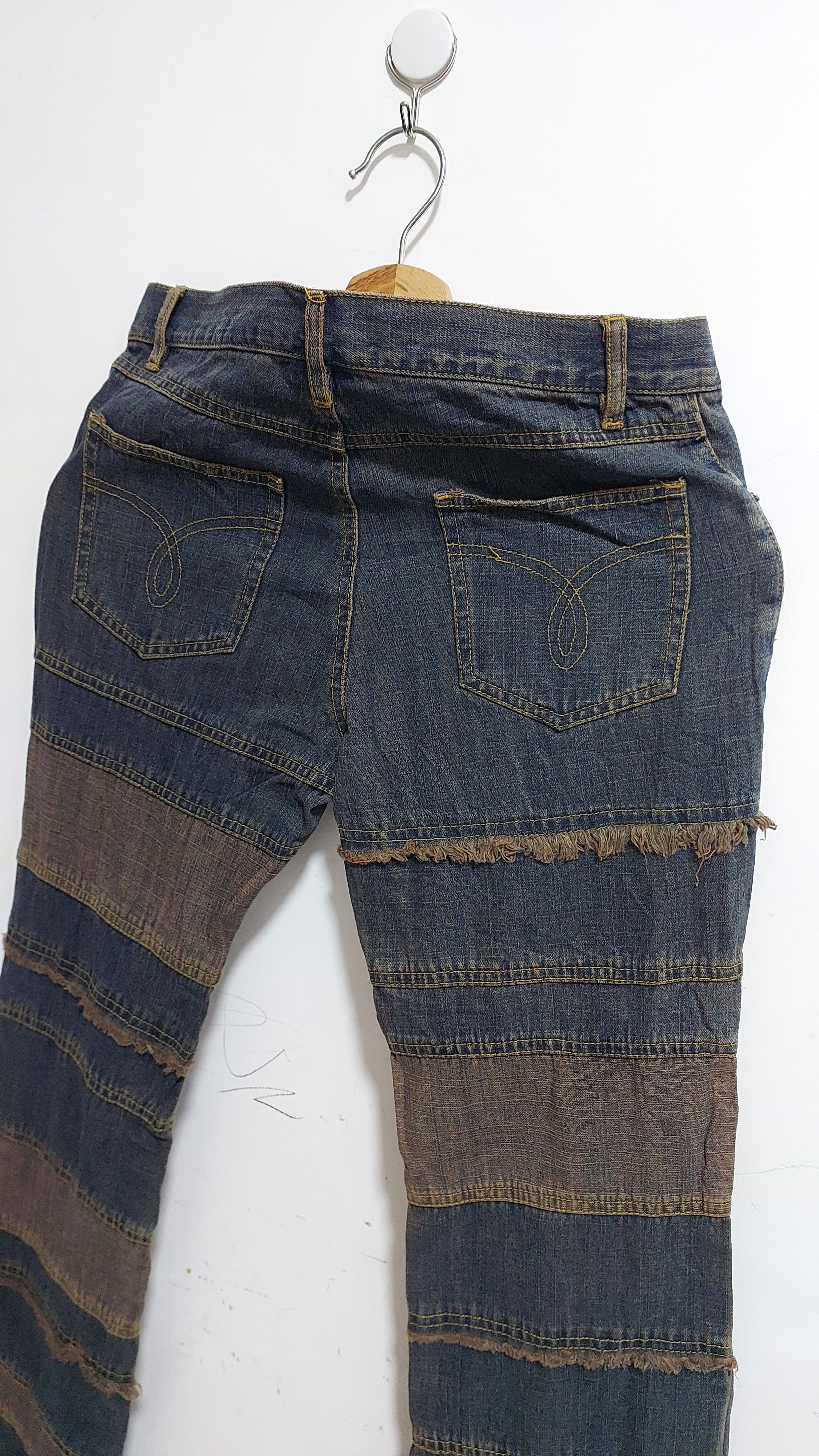Japanese Brand REVOLT FLARE JEANS PANT Size 29" - 5 Thumbnail
