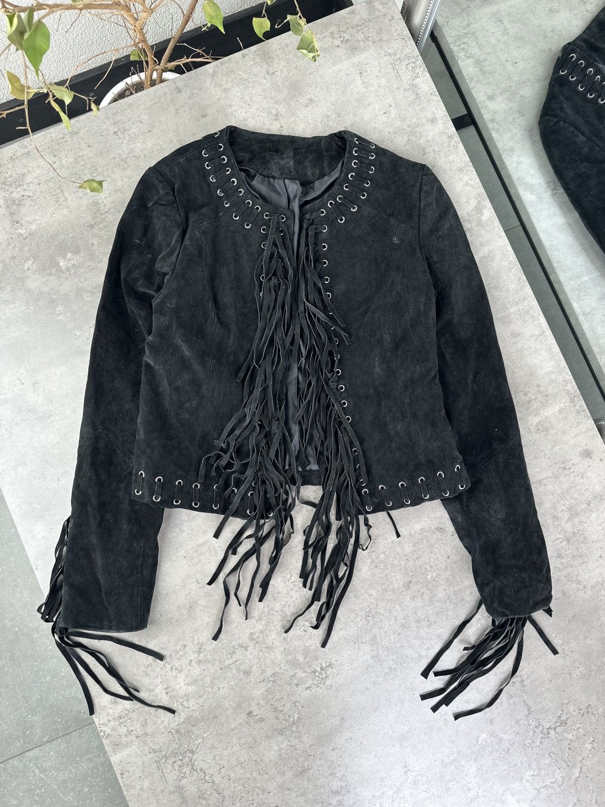 Japanese Brand Vintage Suede Jacket Size XS / US 0-2 / IT 36-38 - 1 Thumbnail