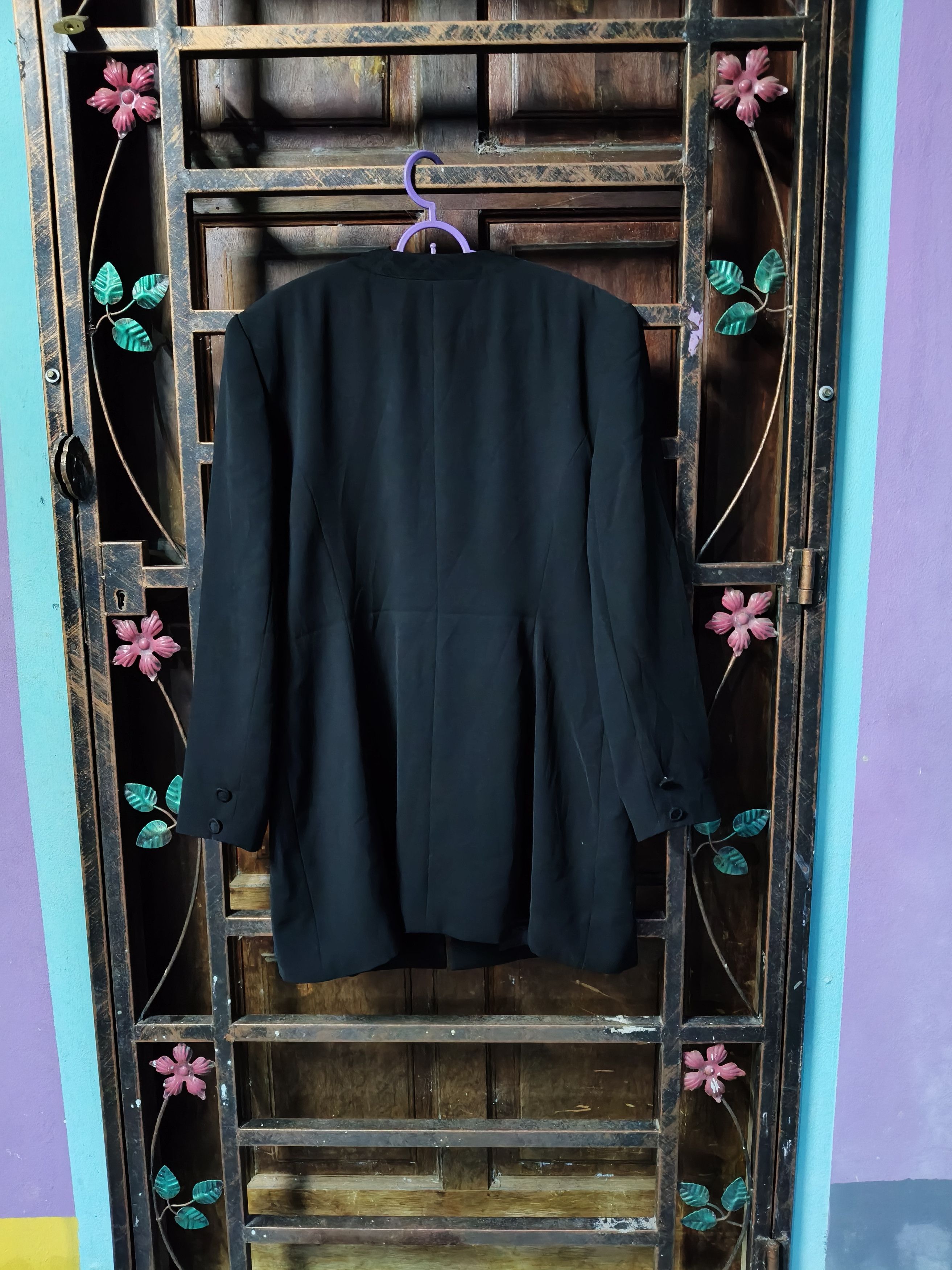 Japanese Brand Powel Holan Long Coat Button Size M / US 6-8 / IT 42-44 - 2 Thumbnail