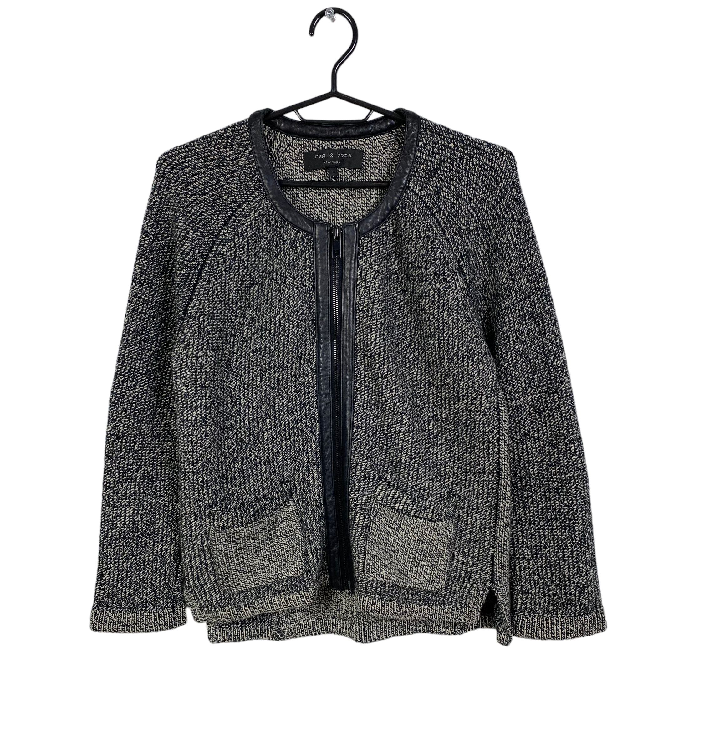 Rag & Bone Rag & Bone Knit Wool-Nylon Jacket size S Size S / US 4 / IT 40 - 8 Thumbnail