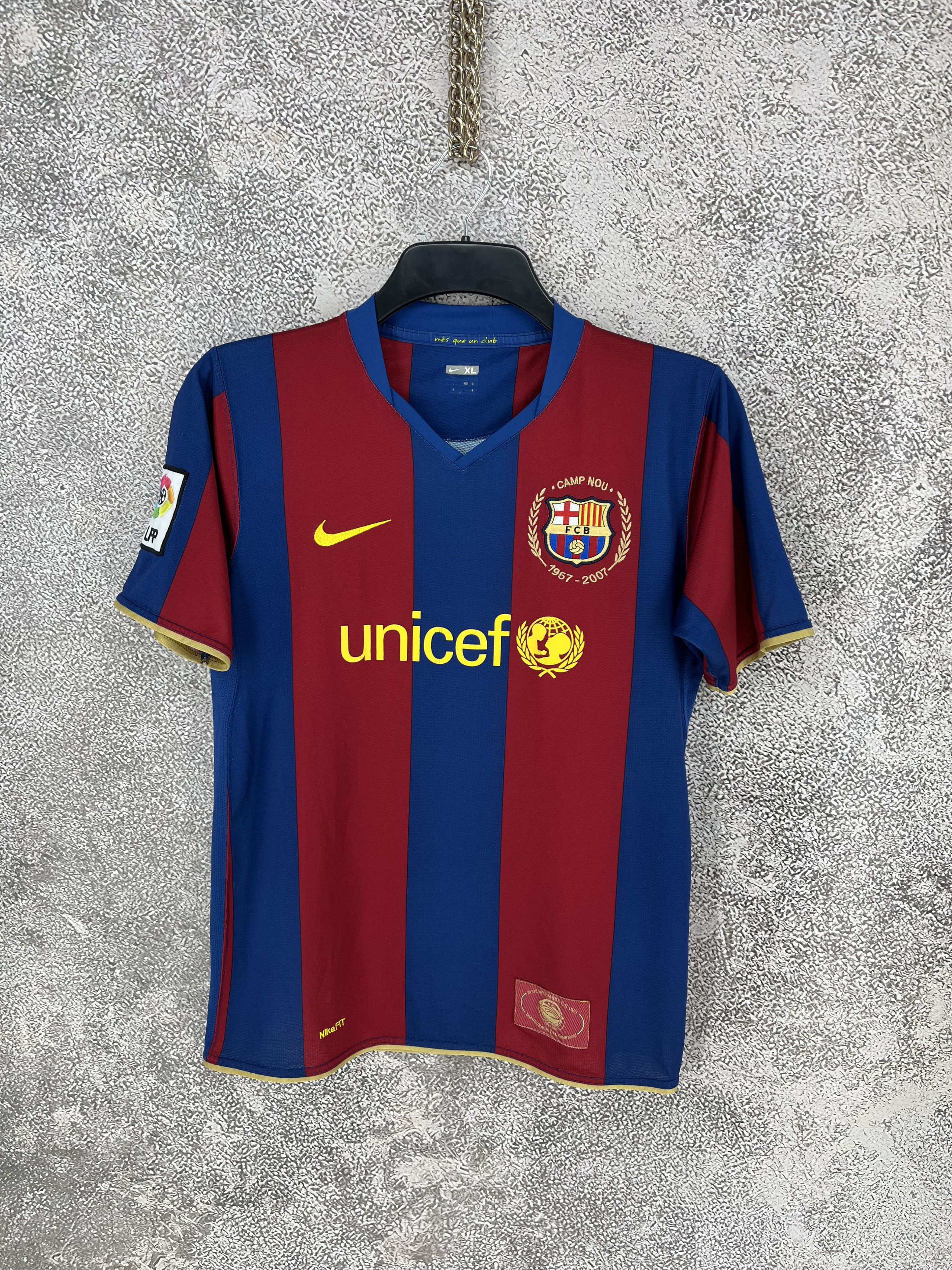 Nike Barcelona Nike 2007 Jersey Vintage Y-Shirts Size XS Size US XS / EU 42 / 0 - 1 Thumbnail