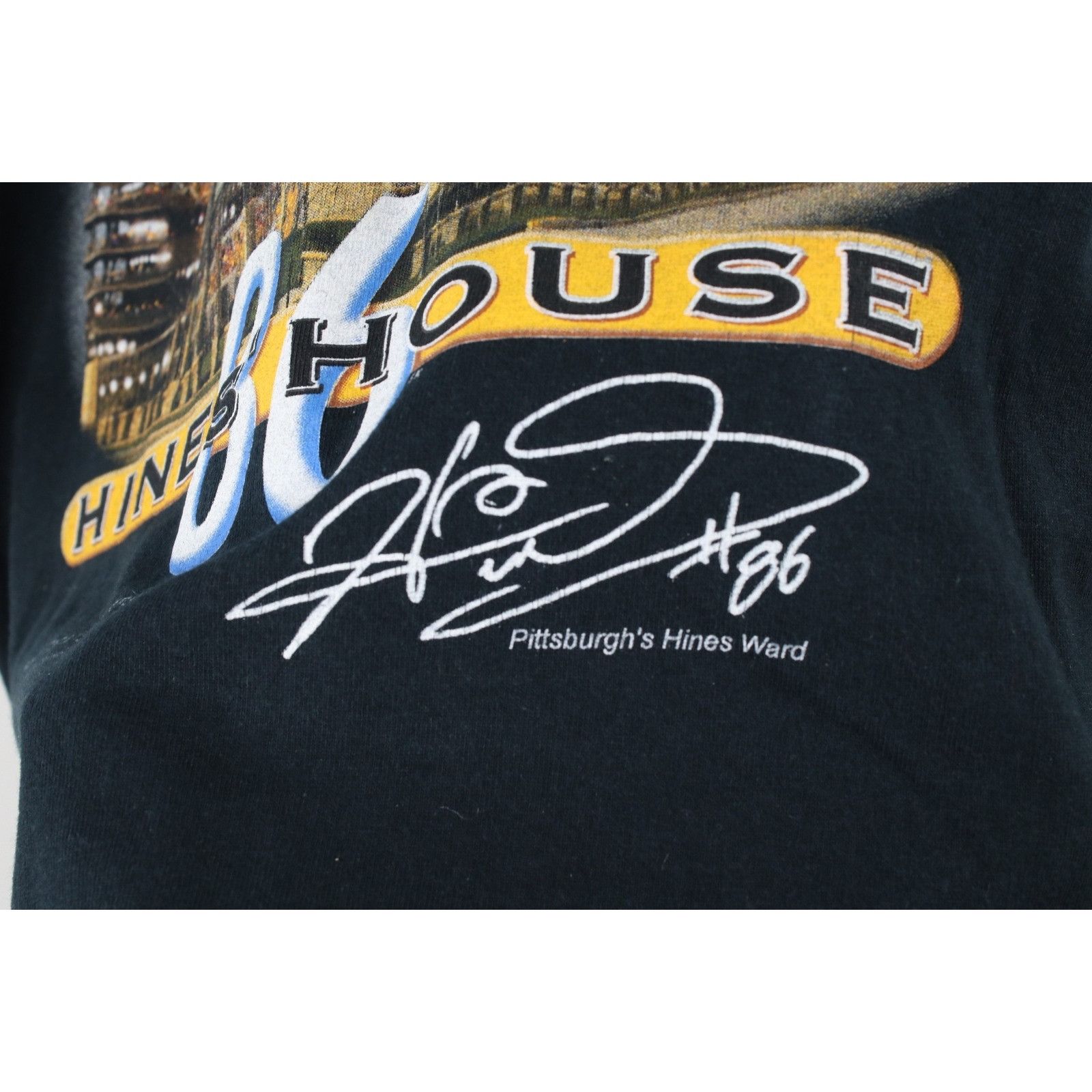 Vintage Vintage Y2K 2004 Hines Ward Pittsburgh Steelers T-Shirtrs F Size US L / EU 52-54 / 3 - 6 Thumbnail