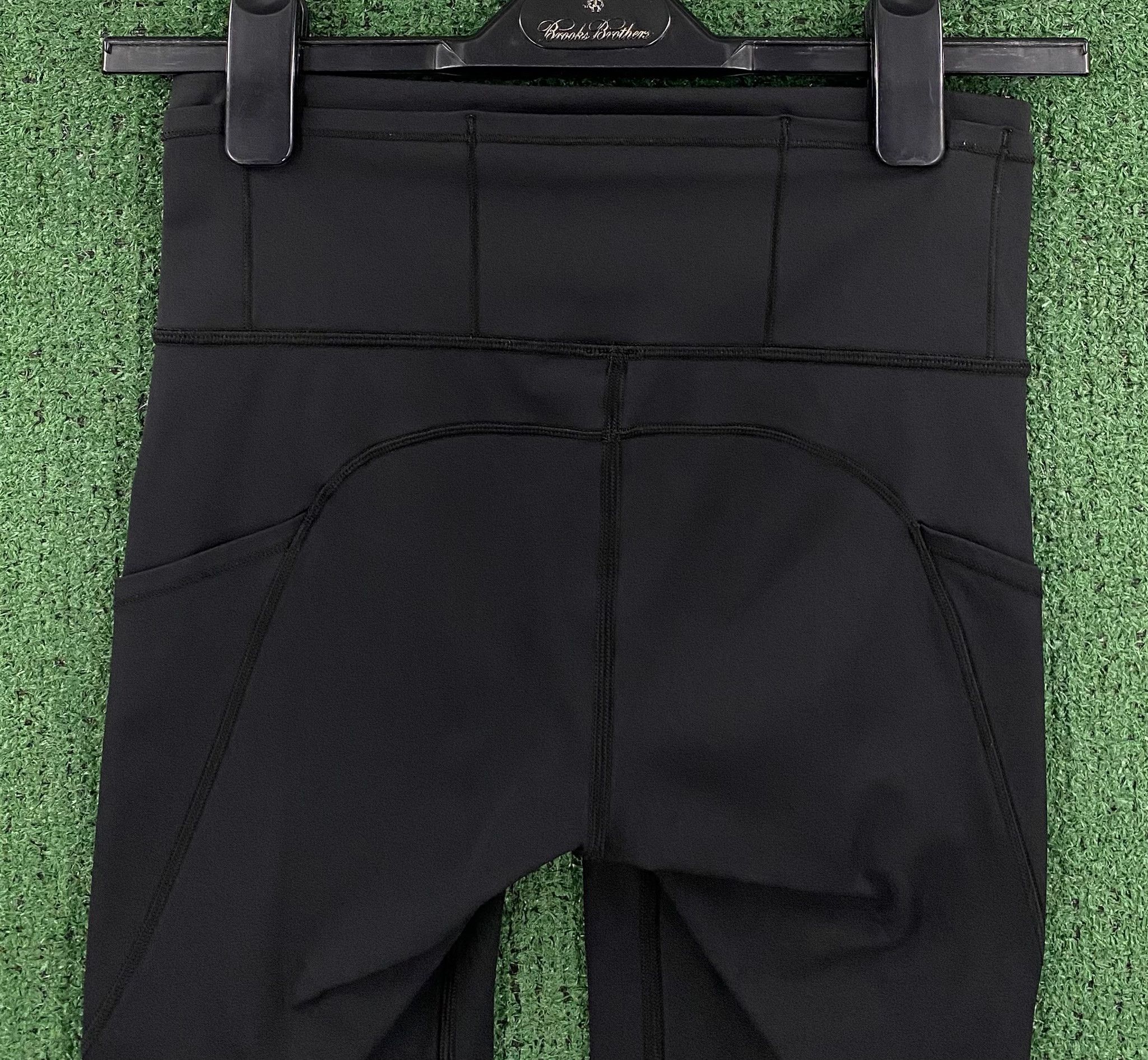 Lululemon Lululemon Fast & Free Crop Leggings W/ Pockets Black Size 4 Size 26" / US 2 / IT 38 - 6 Thumbnail