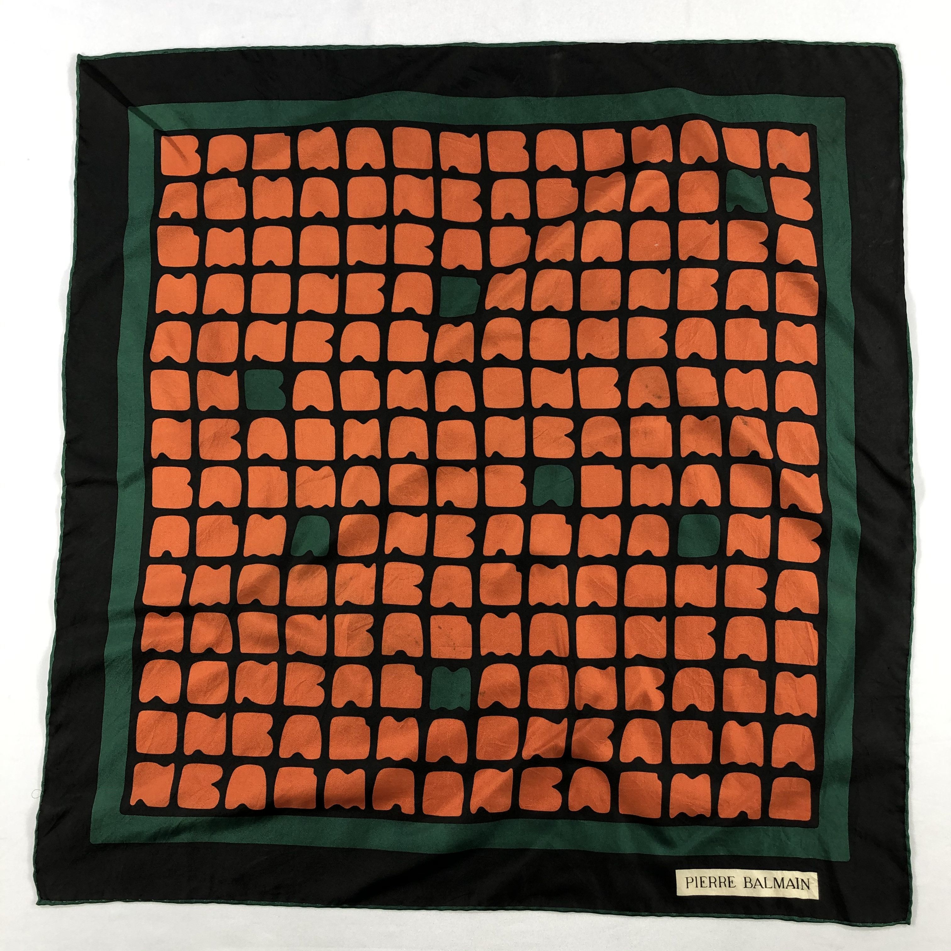 Pierre Balmain Vintage Pierre Balmain Silk Scarf Size ONE SIZE - 2 Thumbnail