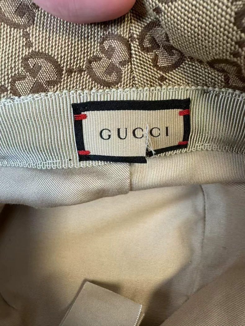 Gucci Gucci Size S Full-print old-flowered fisherman's hat 2505- Size ONE SIZE - 3 Thumbnail