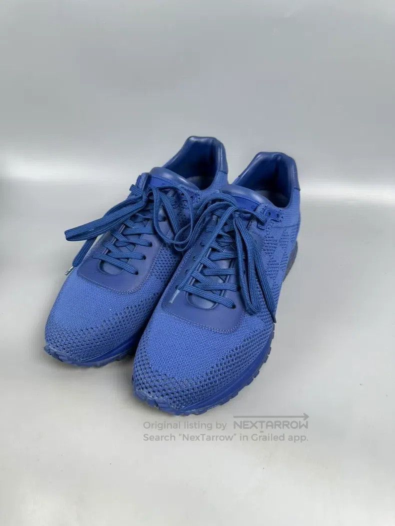 Louis Vuitton Louis Vuitton Blue woven checkerboard sneakers Size US 7 / EU 40 - 3 Thumbnail