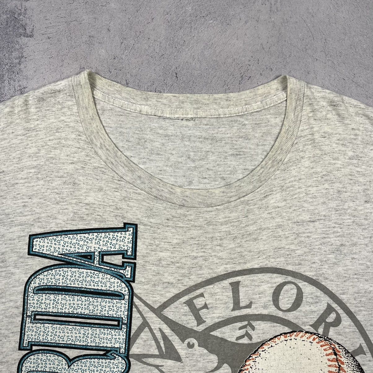 MLB Vintage Florida Marlins MLB y2k tee 1993 Size US XL / EU 56 / 4 - 11 Thumbnail