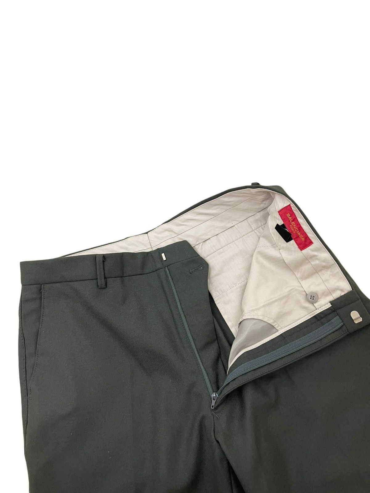 Balenciaga Wide Loose Vtg Balenciaga Paris Wool Trouser 8🟦9 Size US 33 - 10 Thumbnail