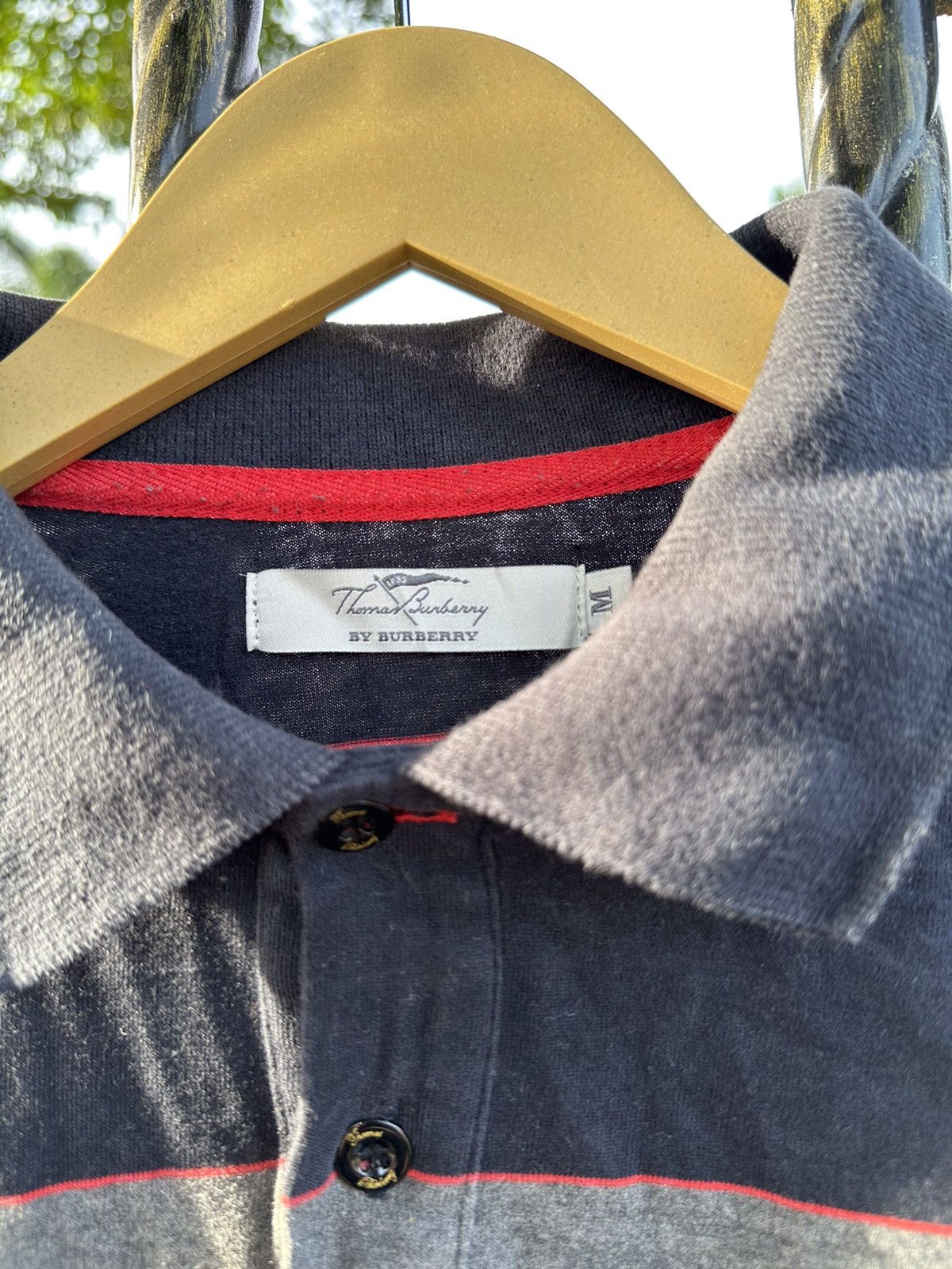 Burberry Thomas Burberry Stripe Button . Size US M / EU 48-50 / 2 - 5 Thumbnail