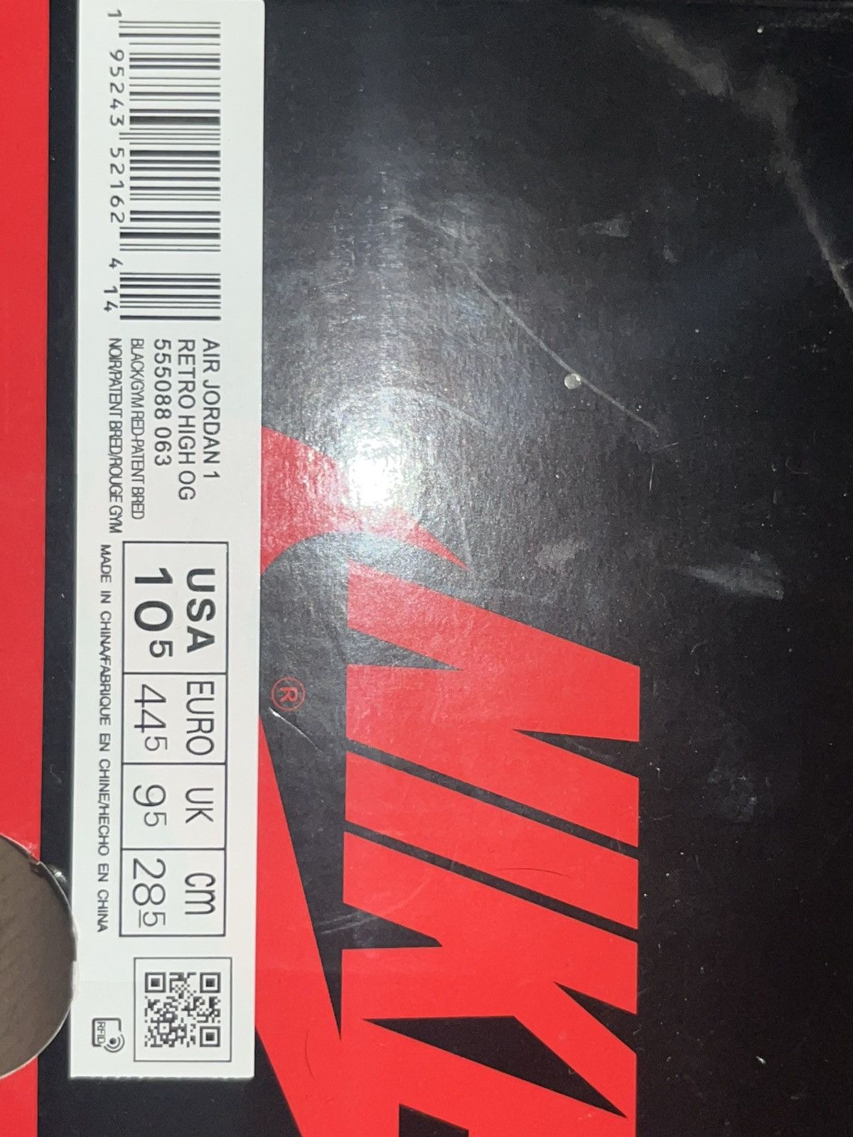 Jordan Brand AIR BRED JORDAN 1s Size US 10.5 / EU 43-44 - 10 Thumbnail