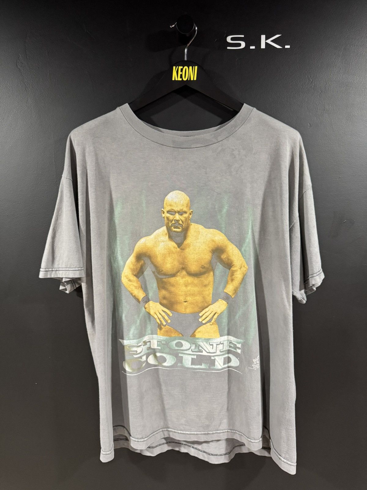 Vintage 1998 Vintage WWF WWE Stone Cold Faded Wrestling Tee XL Size US XL / EU 56 / 4 - 1 Thumbnail