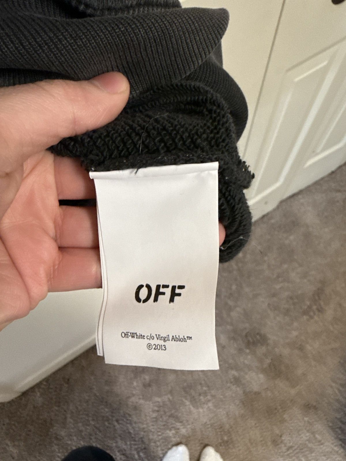 Off-White Off-White Black Blurred Mary Skate Hoodie Size US M / EU 48-50 / 2 - 5 Thumbnail