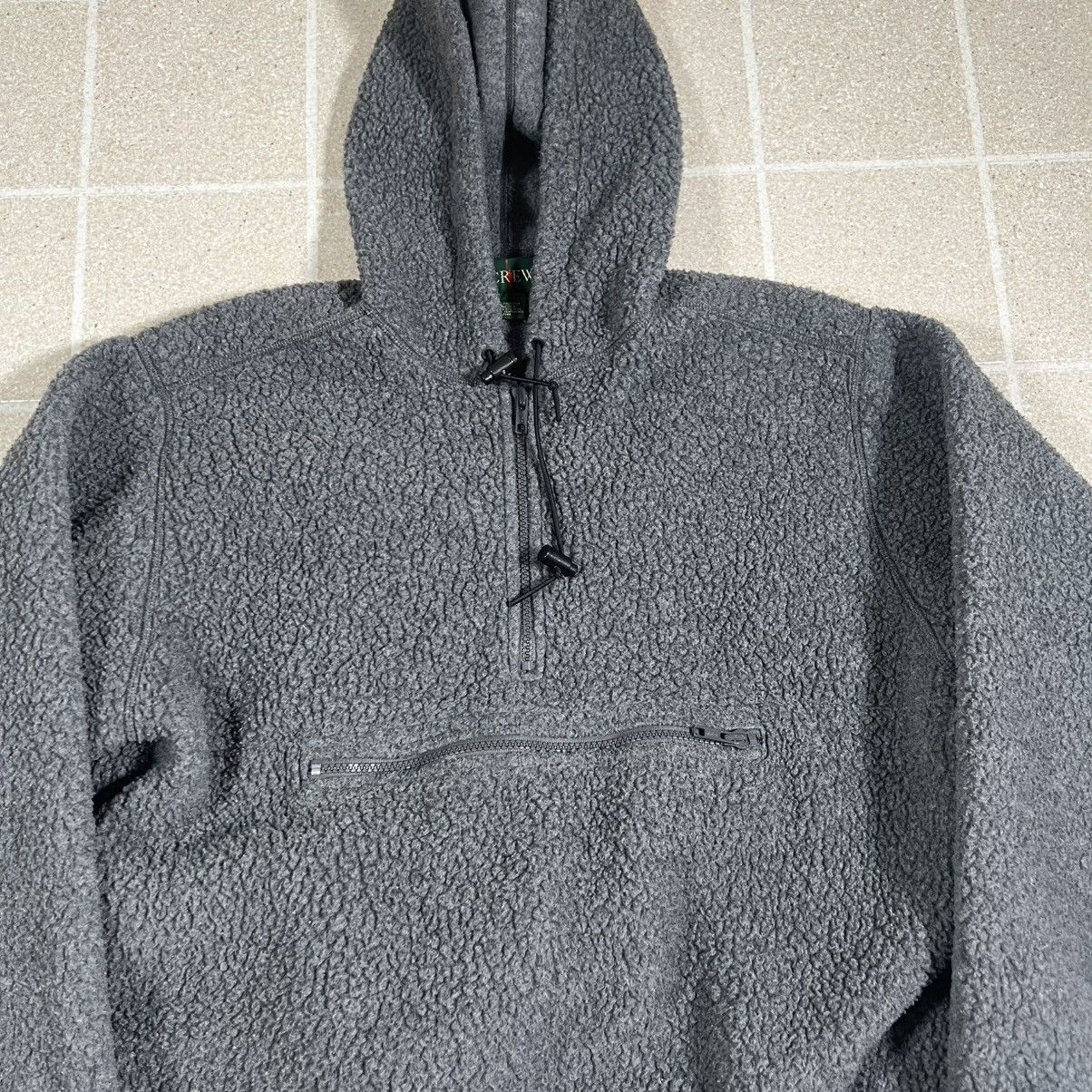 J.Crew Vintage J Crew Hooded Quarter Zip Sherpa Hoodie Y2K Cozy Size US S / EU 44-46 / 1 - 2 Thumbnail