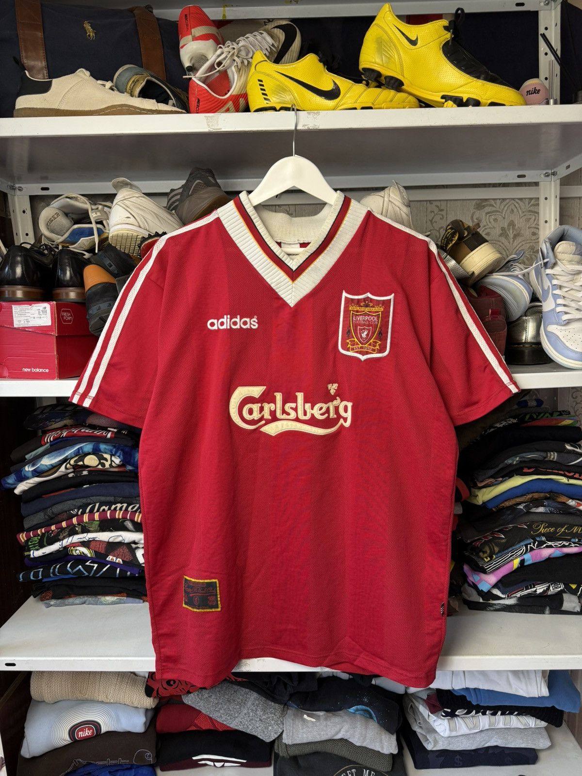 Adidas Liverpool Home Football Shirt 1995/96 Vintage XL Adidas Size US XL / EU 56 / 4 - 1 Thumbnail