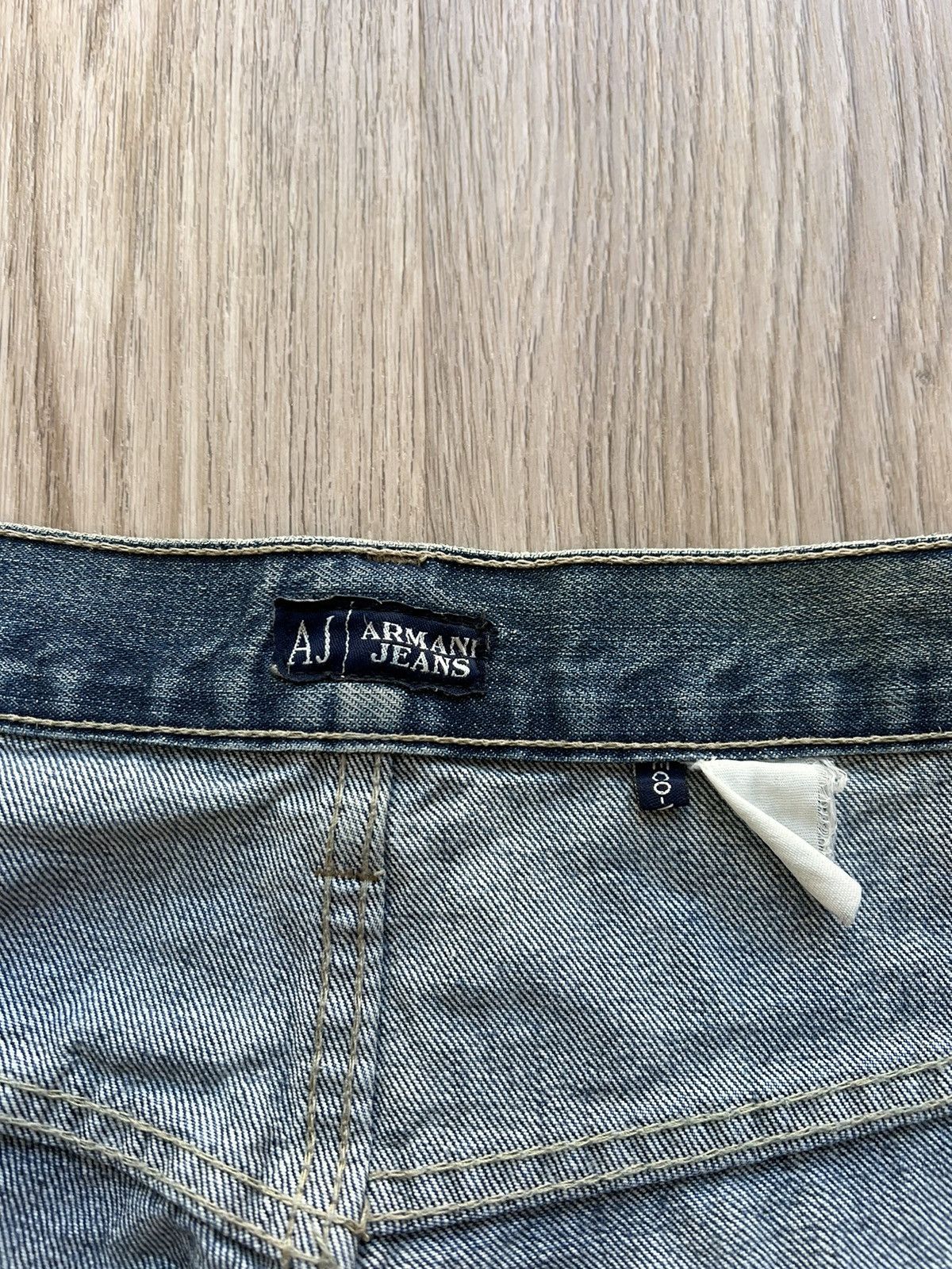Armani × Vintage Vintage Armani Indigo Jeans Size US 44 / EU 60 - 15 Thumbnail