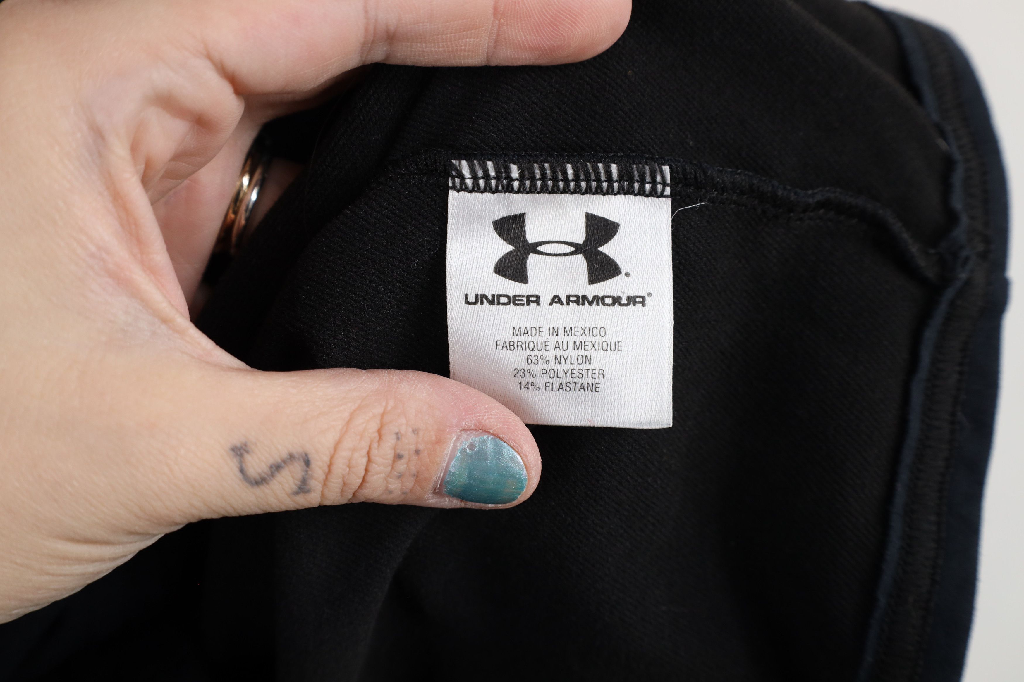 Under Armour × Vintage Under Armour Compression Mock Neck Training T-Shirt Black Size US XL / EU 56 / 4 - 6 Thumbnail
