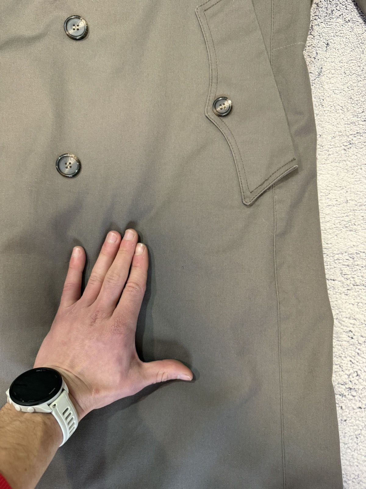 Christian Dior Monsieur Vintage Christian Dior Trench Coat Belted 44R Men Gray Taupe Size US L / EU 52-54 / 3 - 19 Thumbnail