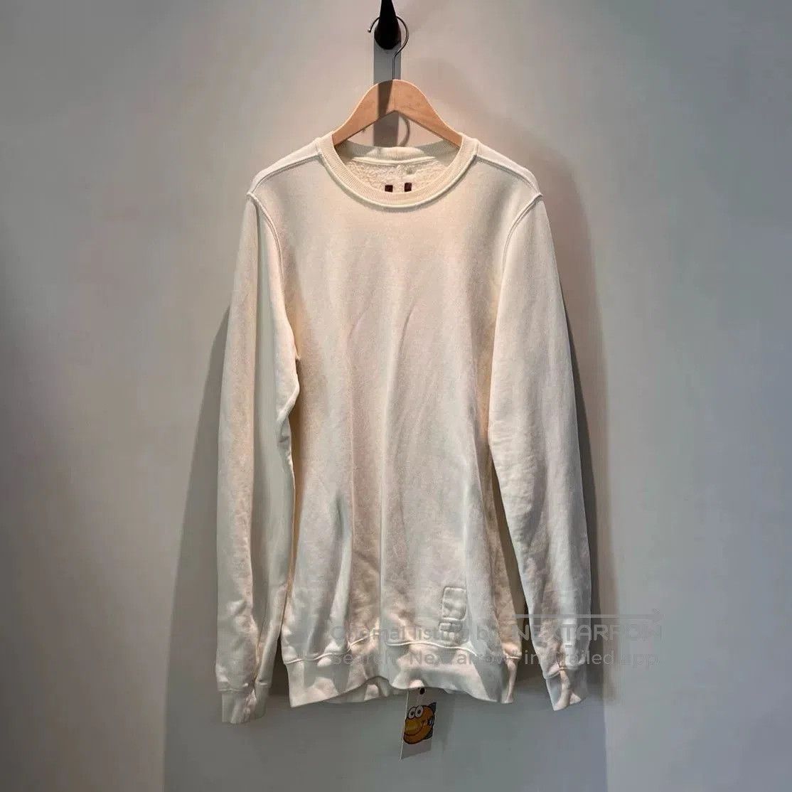Rick Owens Drkshdw classic neutral cotton pullover sweatshirt. Size XS / US 0-2 / IT 36-38 - 1 Thumbnail