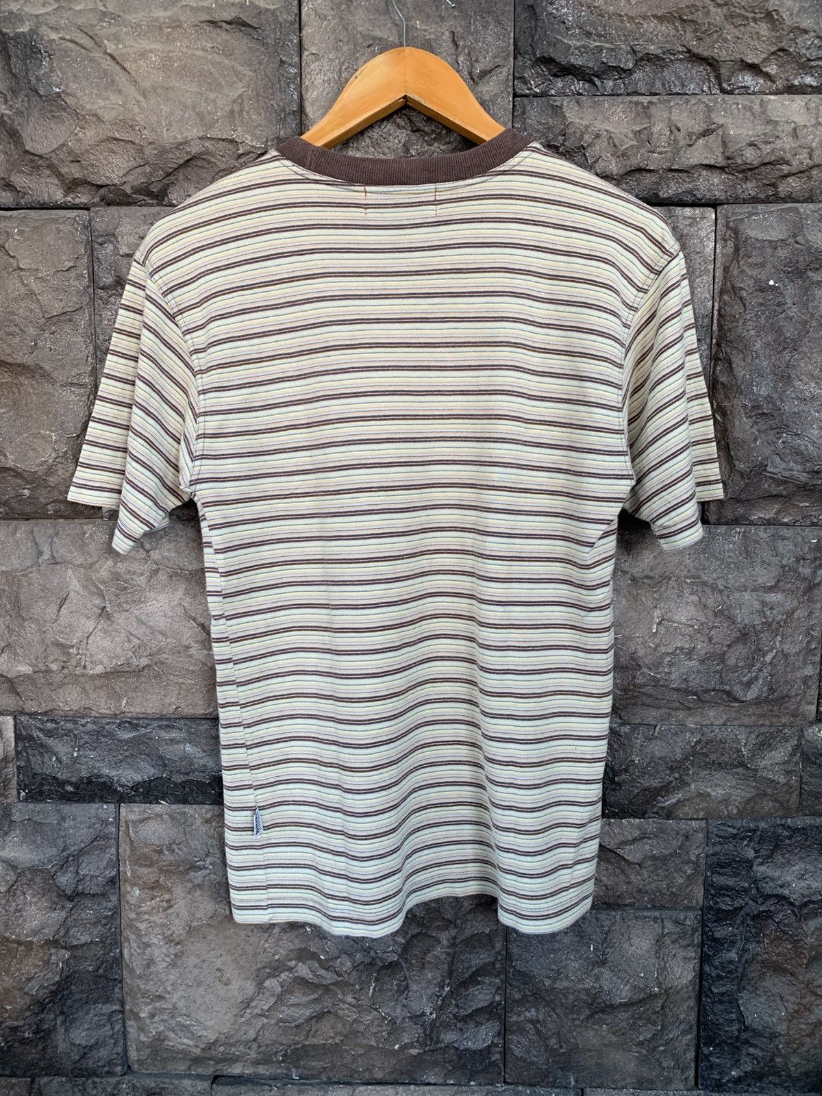Vintage Vintage 90s Bitch Skateboards Striped T shirt Size US S / EU 44-46 / 1 - 5 Thumbnail