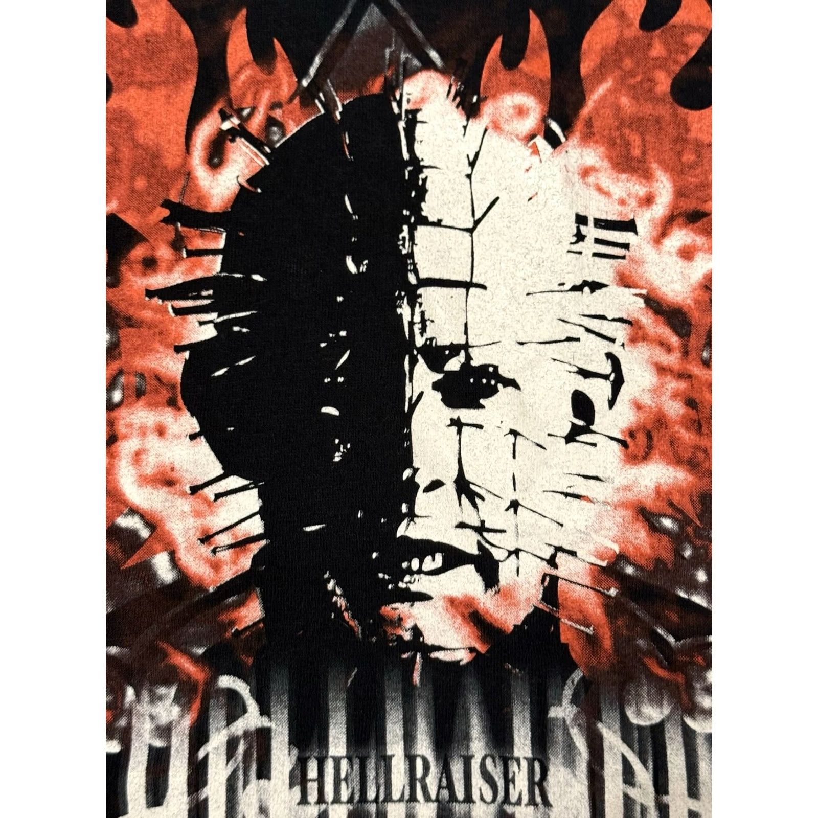 Anvil Miramax Hellraiser Pinhead Movie Promo Shirt M/L Unisex Adults Black 2000s 90s Horror Shirt Size US M / EU 48-50 / 2 - 4 Thumbnail