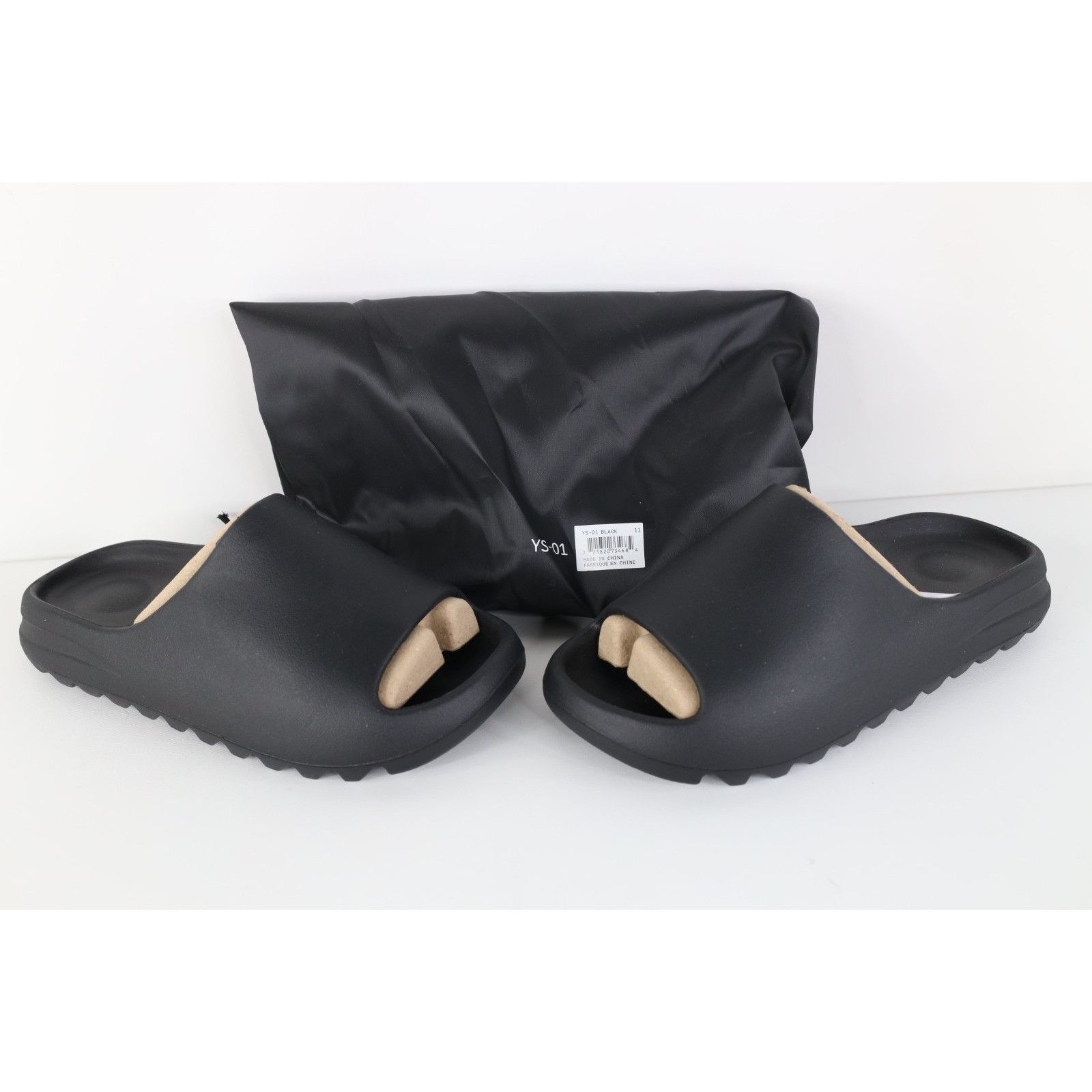 Yeezy New YZY Supply Yeezy Kanye West YS01 Sandals Slides Black 11 Size US 11 / EU 44 - 1 Thumbnail