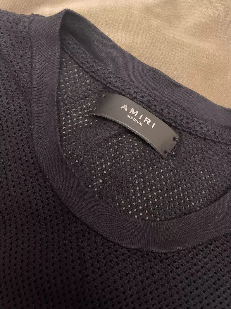 Amiri AMIRI Mesh T-shirt 2501-Nextarrow Size US M / EU 48-50 / 2 - 2 Thumbnail