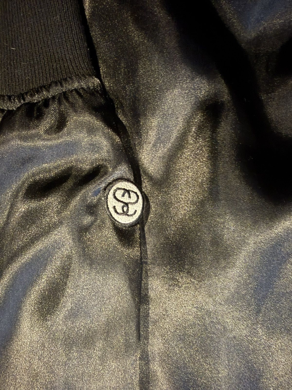 Stussy Stussy black and white bomber jacket Size US L / EU 52-54 / 3 - 5 Thumbnail