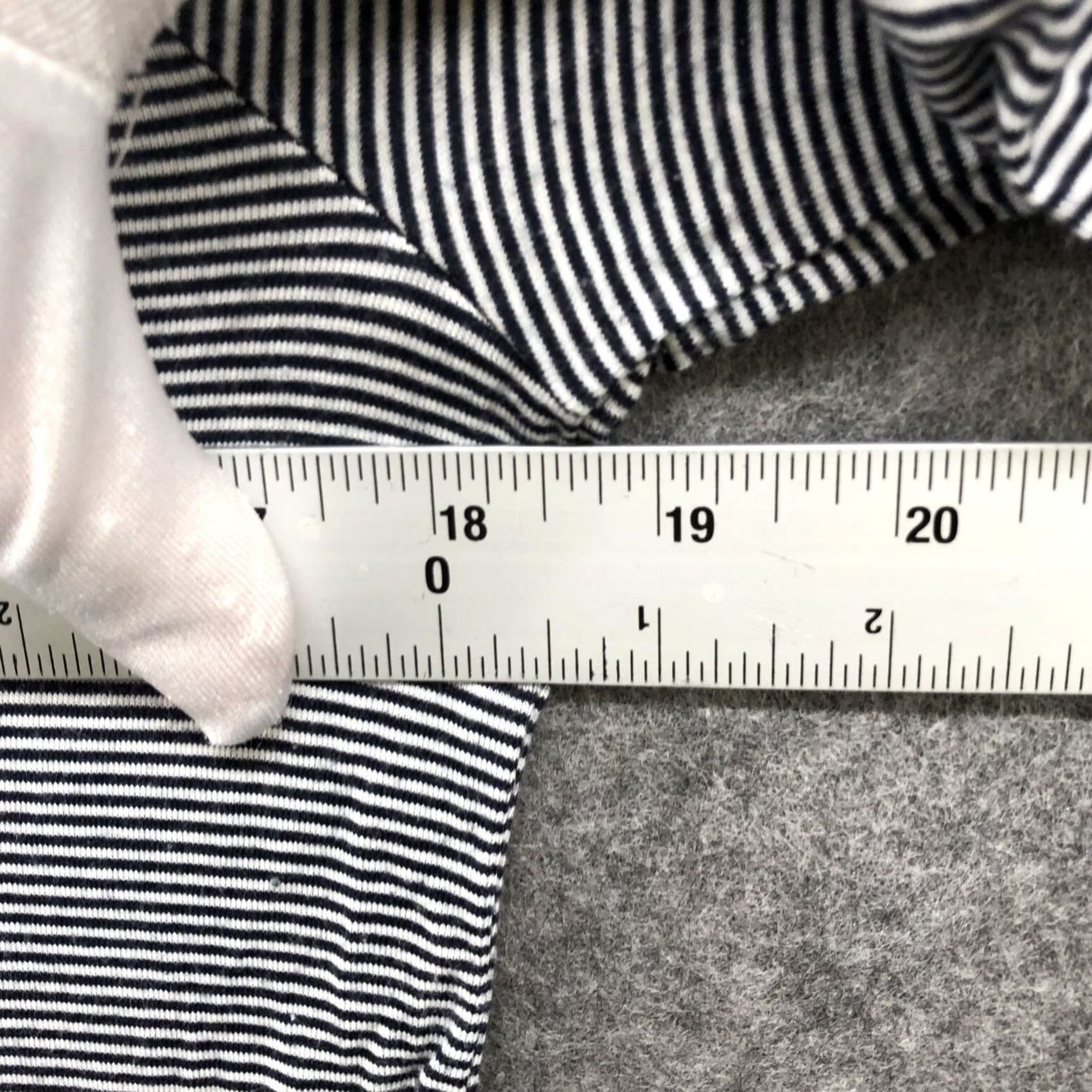 Loft Loft Turtleneck T Shirt Womens M Navy Blue White Striped Jersey Lightweight Size M / US 6-8 / IT 42-44 - 8 Thumbnail