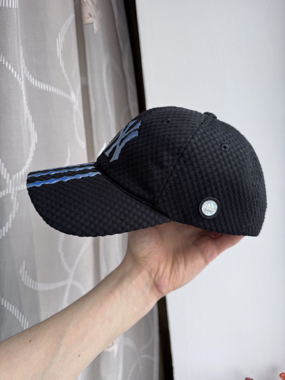 Adidas Vintage Adidas New York Yankees Cap Black Mesh Rare Hat NY Size ONE SIZE - 5 Thumbnail