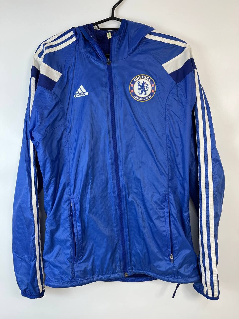 Adidas Chelsea Adidas Anthem Hooded Nylon Glanz Jacket Size M Size US M / EU 48-50 / 2 - 1 Thumbnail