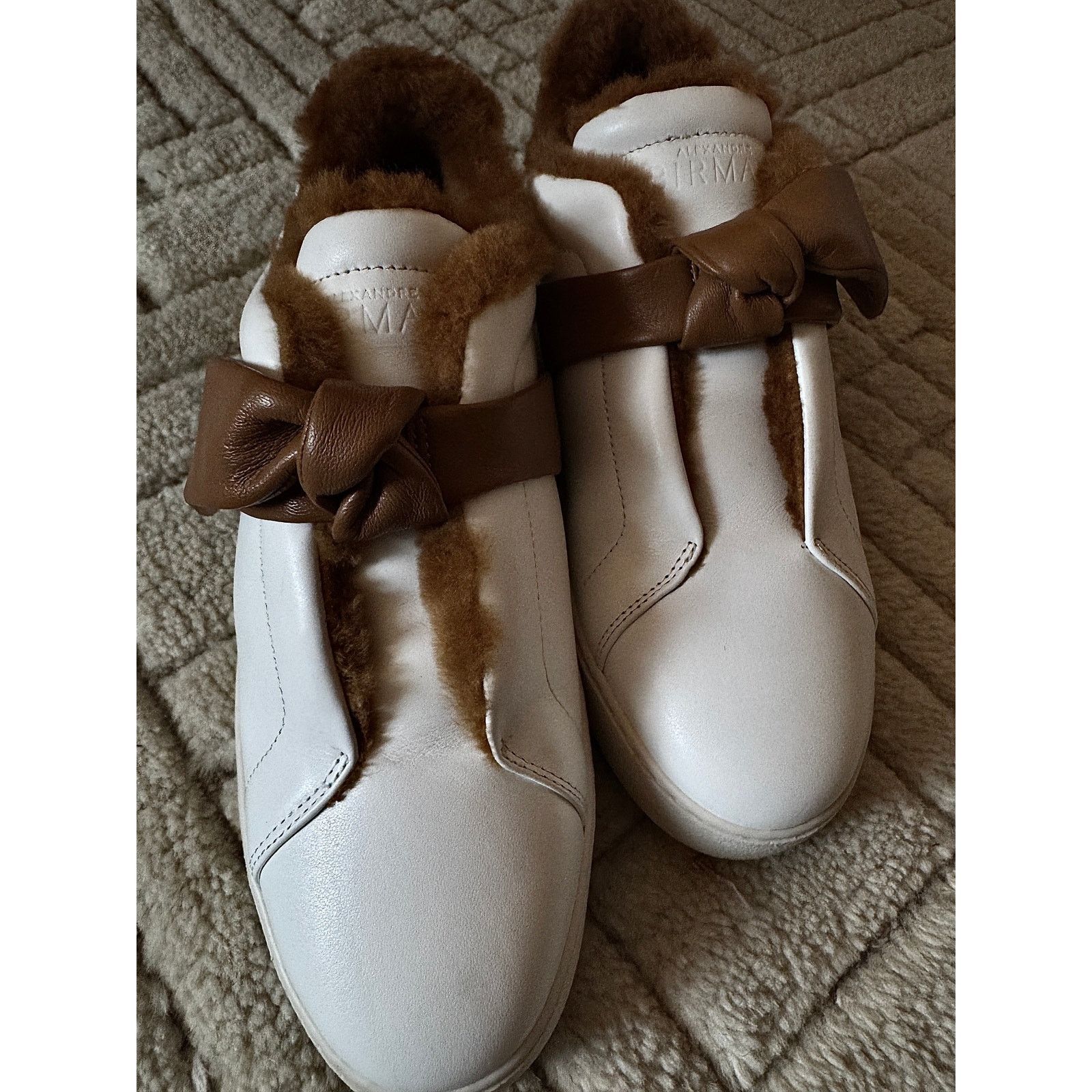 Alexandre Birman Alexandre Birman Clarita Sneaker Shearling Cognac Size US 11 / EU 44 - 2 Thumbnail