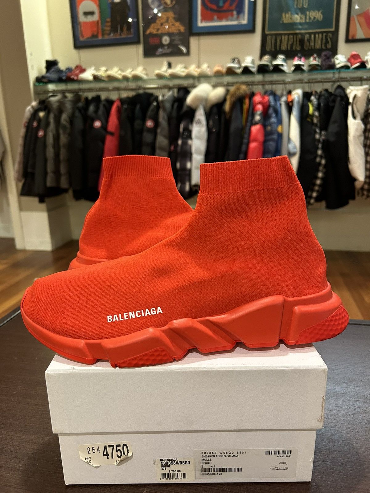 Balenciaga Speed Trainer Red Grailed