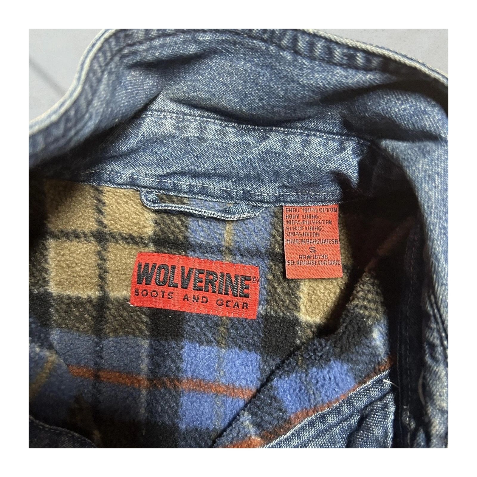 Wolverine Vintage 90'S Wolverine Workwear Jacket Blanket Flannel Lined Size US S / EU 44-46 / 1 - 2 Thumbnail