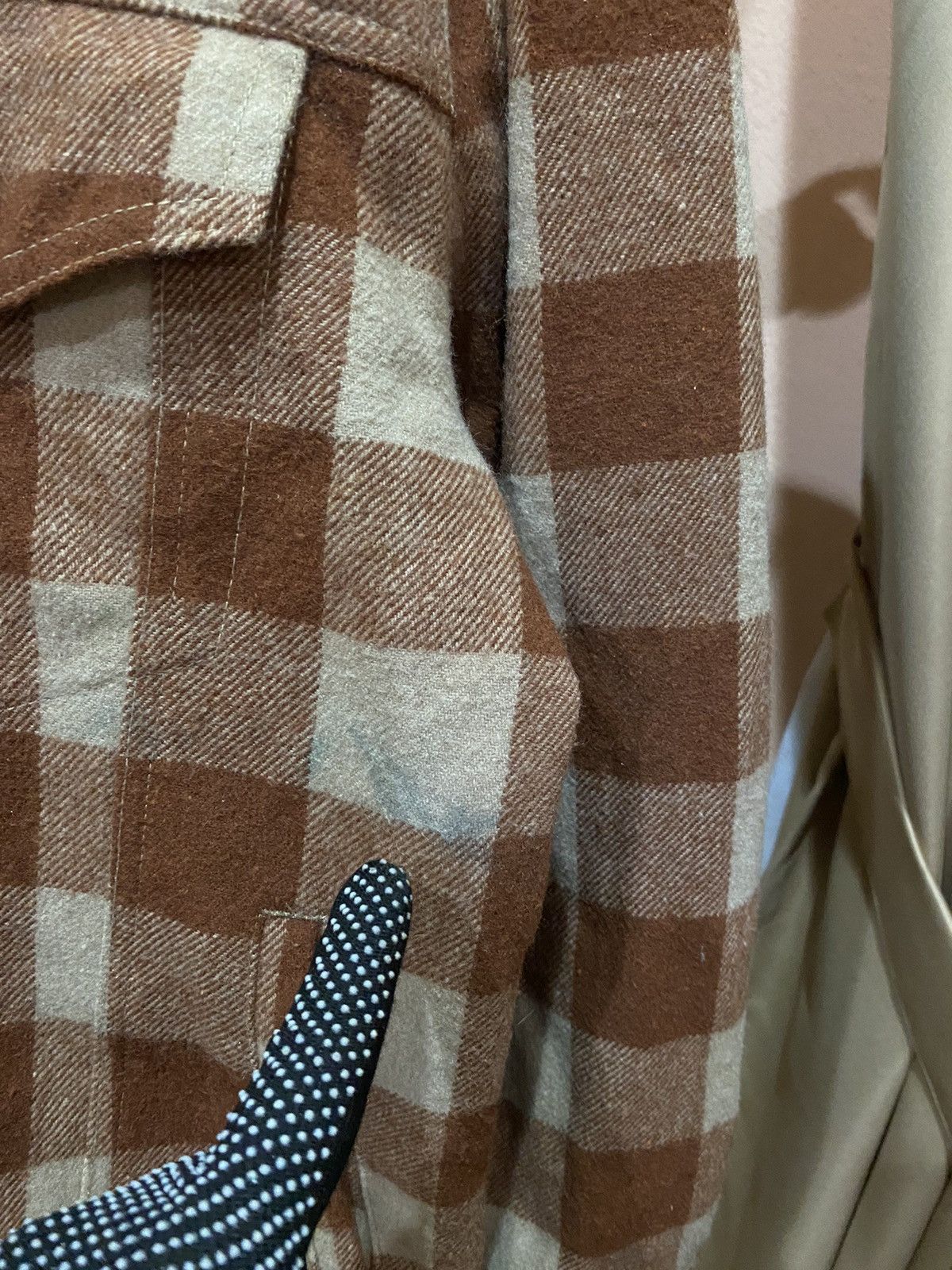 Edwin Edwin Clothing Supply Checked Sherpa Jacket - Men’s Fashion Size US L / EU 52-54 / 3 - 6 Thumbnail