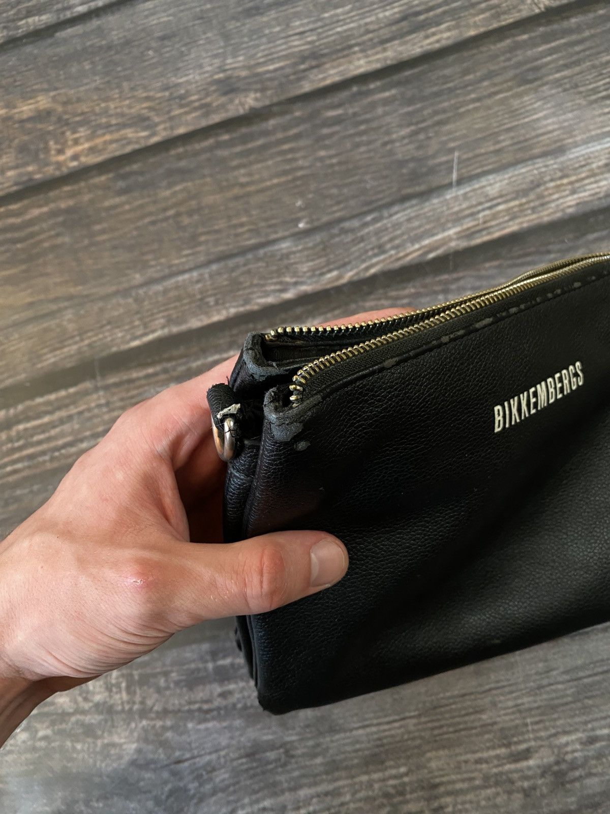 Dirk Bikkembergs Bikkembergs vintage leather mini bag clutch Size ONE SIZE - 3 Thumbnail
