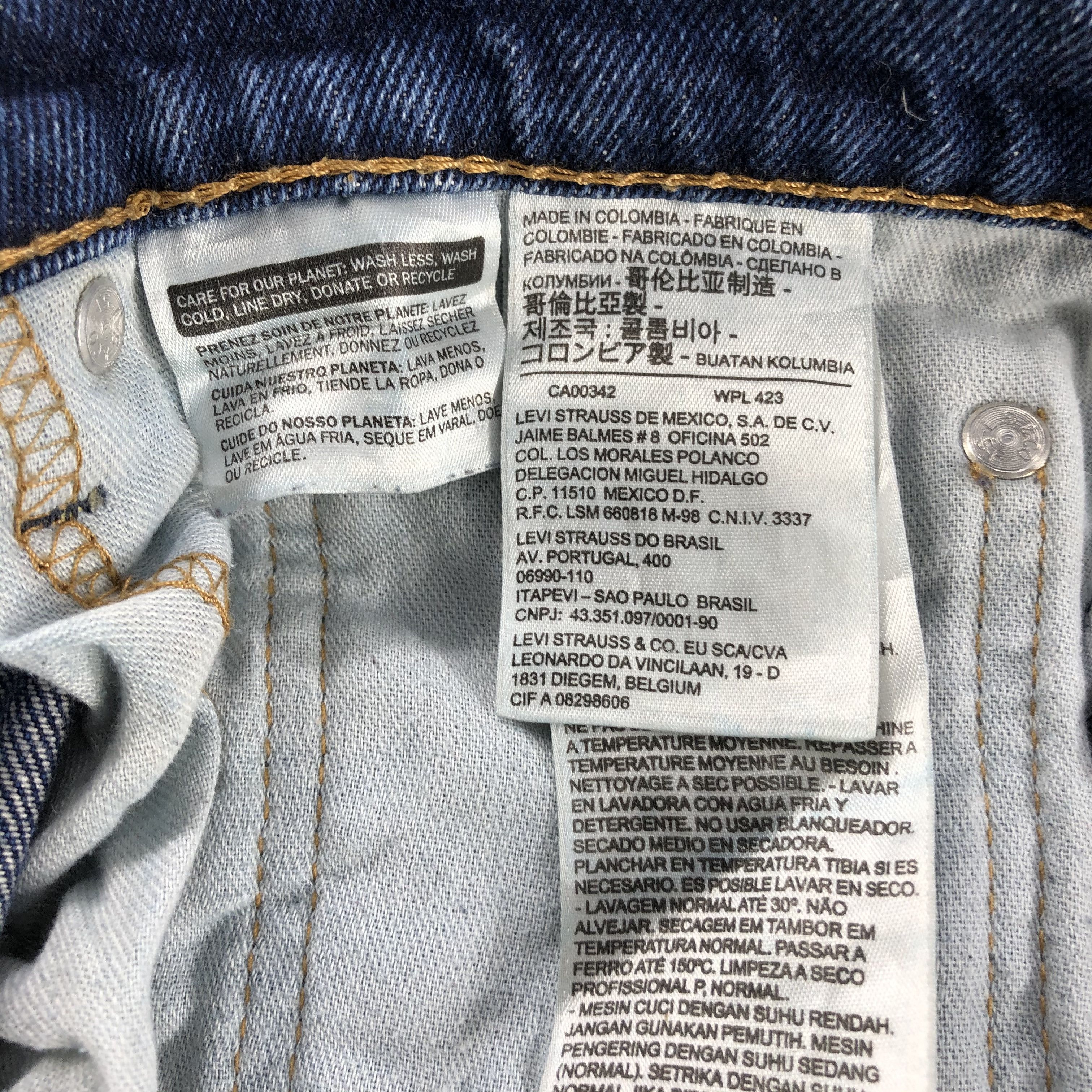 Levi's Vintage Blue Wash Levis 517 Flare Jeans-JM2497 Size US 35 - 14 Thumbnail