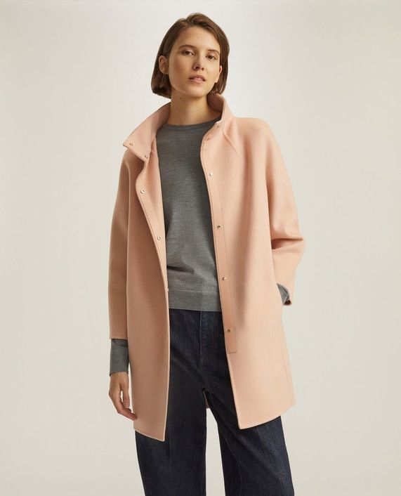 Loro Piana o1srvl11e0824 Roaden Cashmere Coat in Pink Size XS / US 0-2 / IT 36-38 - 3 Thumbnail