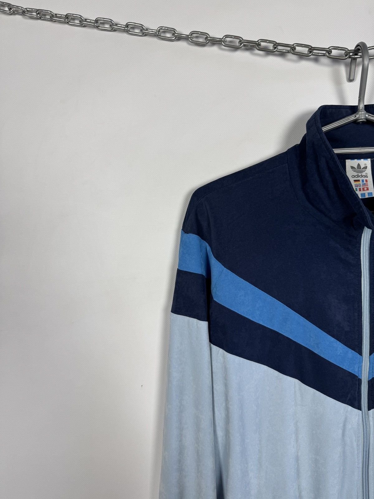 Adidas Men’s Adidas Vintage Zip Up Track Jacket 90s Retro Size L Size US L / EU 52-54 / 3 - 3 Thumbnail