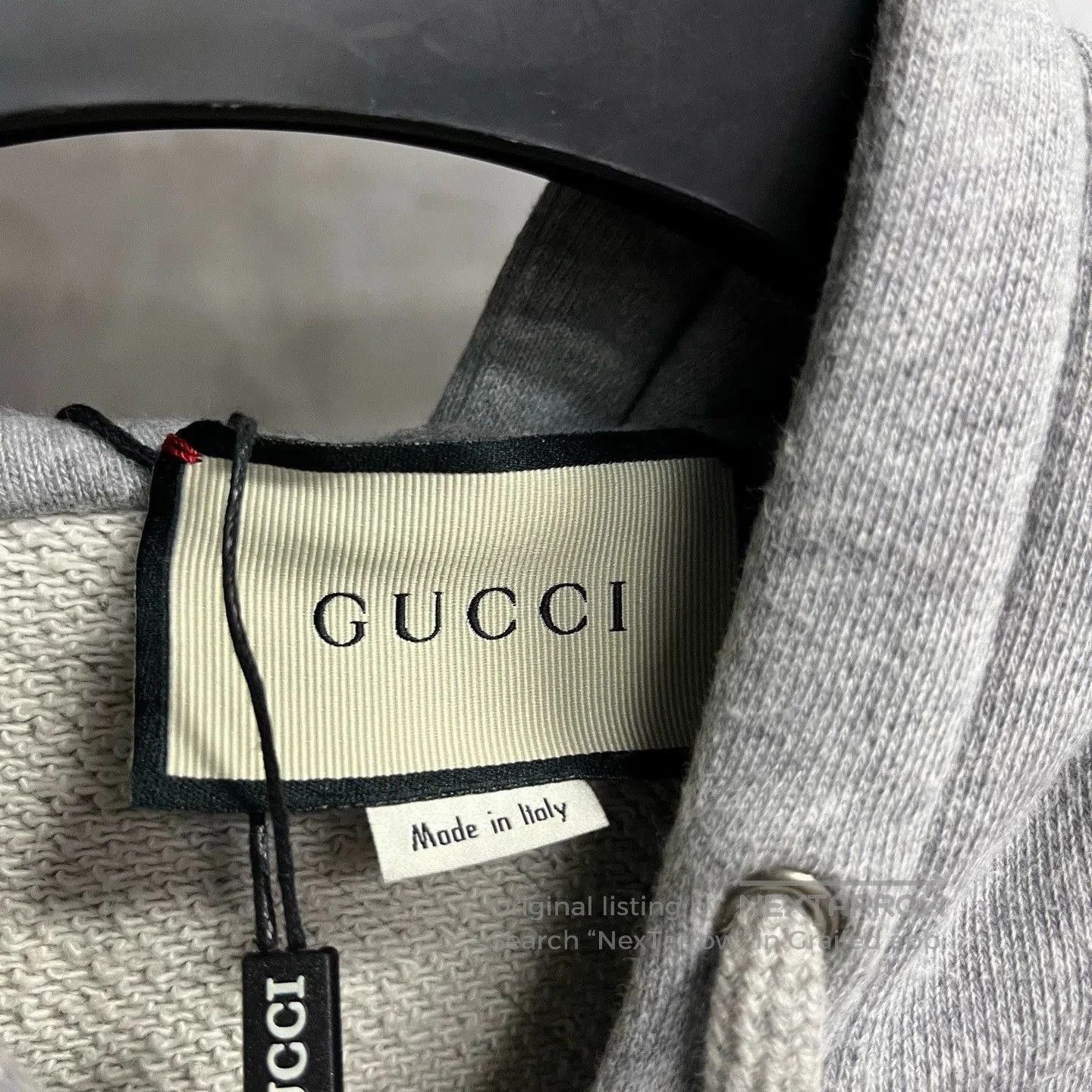 Gucci gucci grey striped hoodie with zipper. Size US L / EU 52-54 / 3 - 2 Thumbnail
