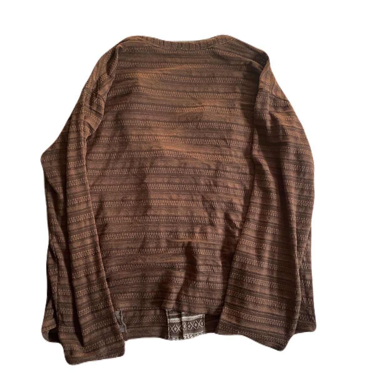 If Six Was Nine 2000s Japanese archive Layered Ethnic Oversized Cardigan Y2K Size US XL / EU 56 / 4 - 4 Thumbnail