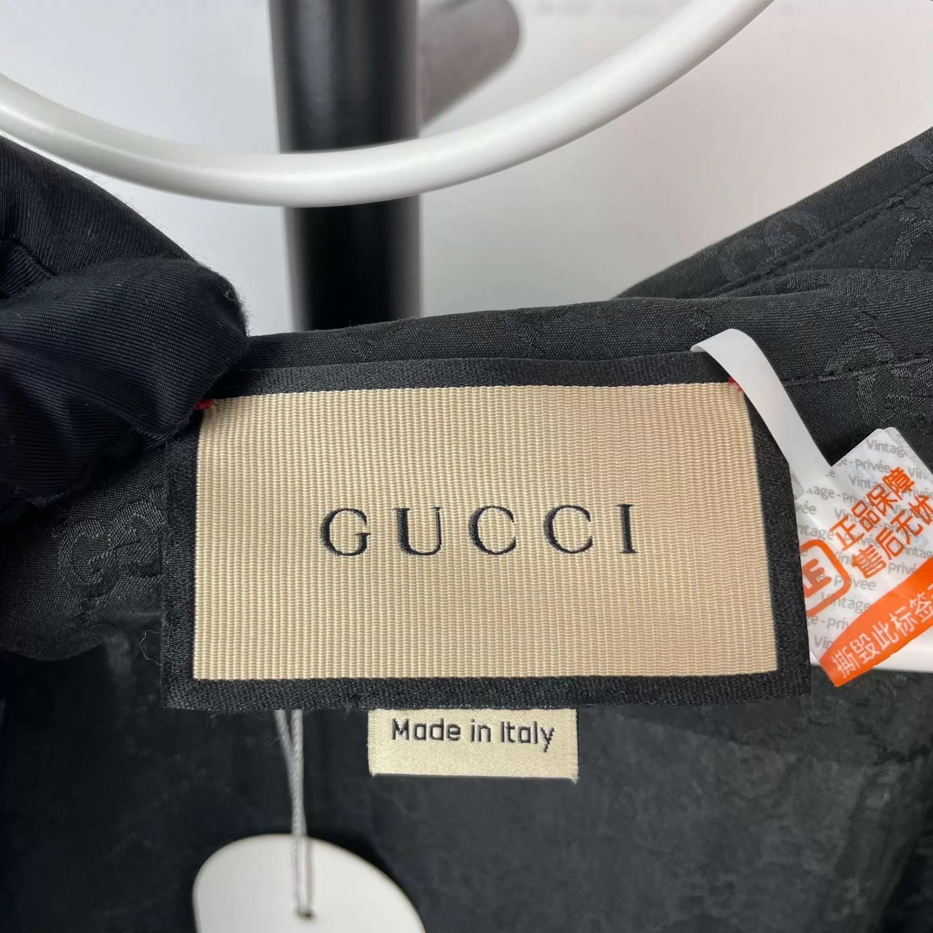 Gucci Gucci all-over print logo long-sleeve shirt black size 36 Size XS / US 0-2 / IT 36-38 - 3 Thumbnail