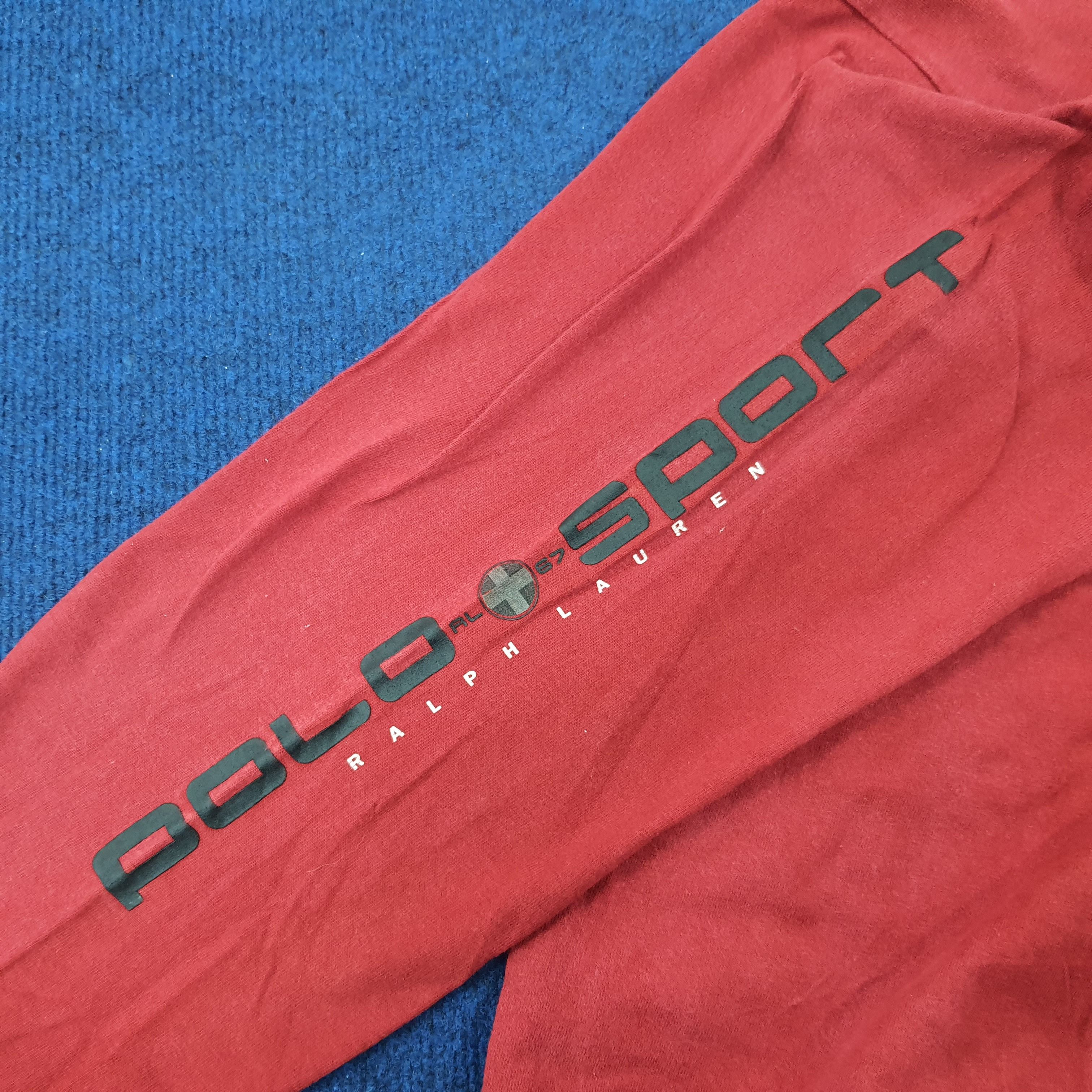 Polo Ralph Lauren × Vintage Vintage Polo Sport Ralph Lauren Long Sleeve Tshirt Size US L / EU 52-54 / 3 - 7 Thumbnail