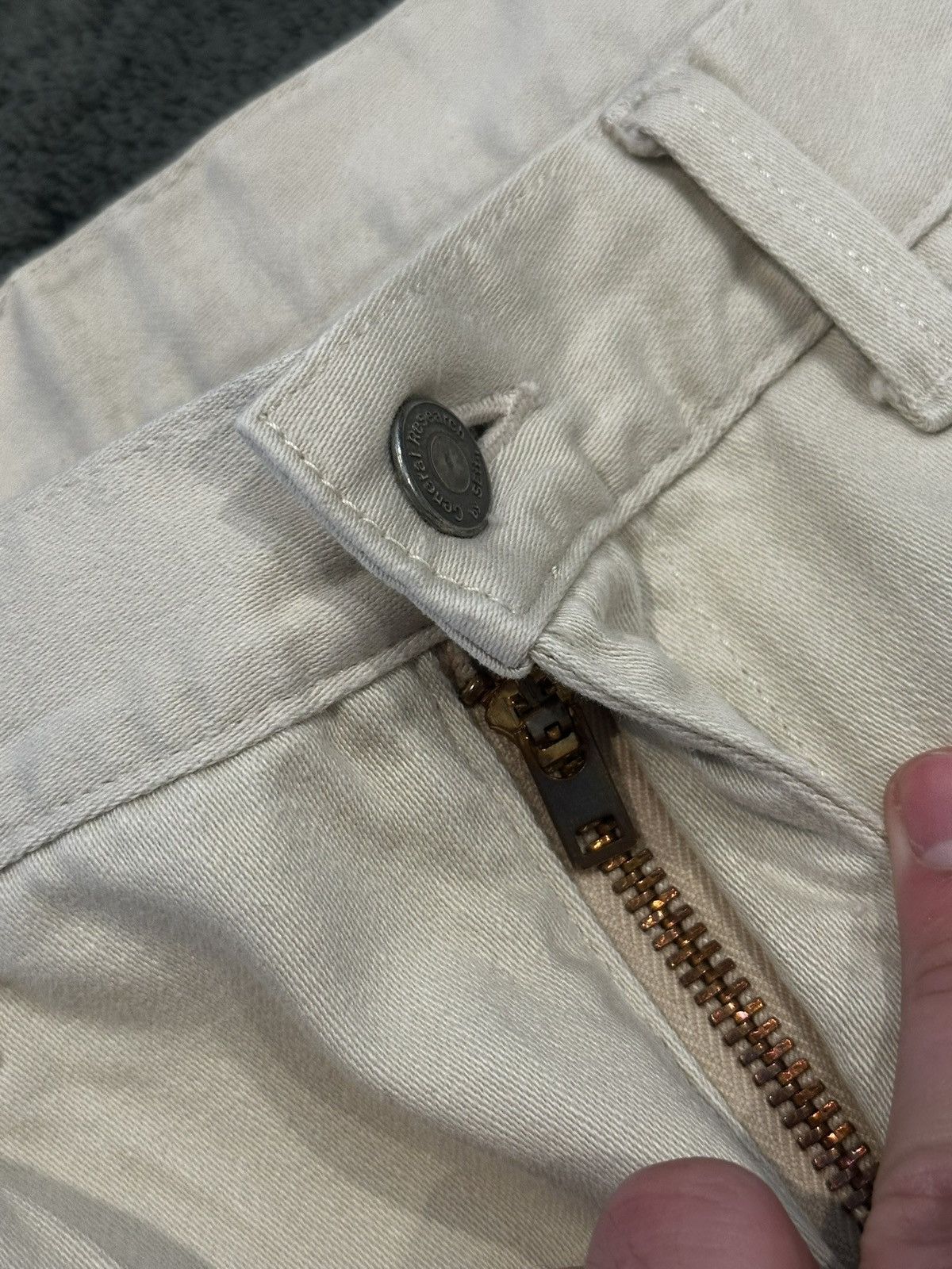 General Research × Mountain Research General Research White Corduroy “Frontier” Pants Size US 33 - 13 Thumbnail