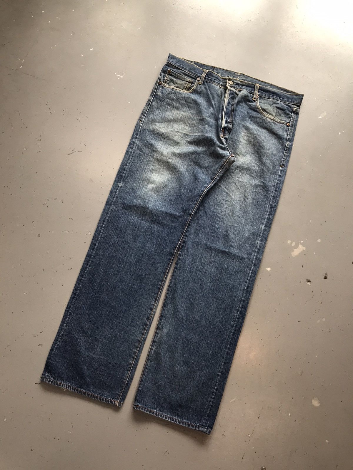 Japanese Brand × Vintage Vintage Evisu inspired seagull embroidered denim Size US 40 / EU 56 - 3 Thumbnail