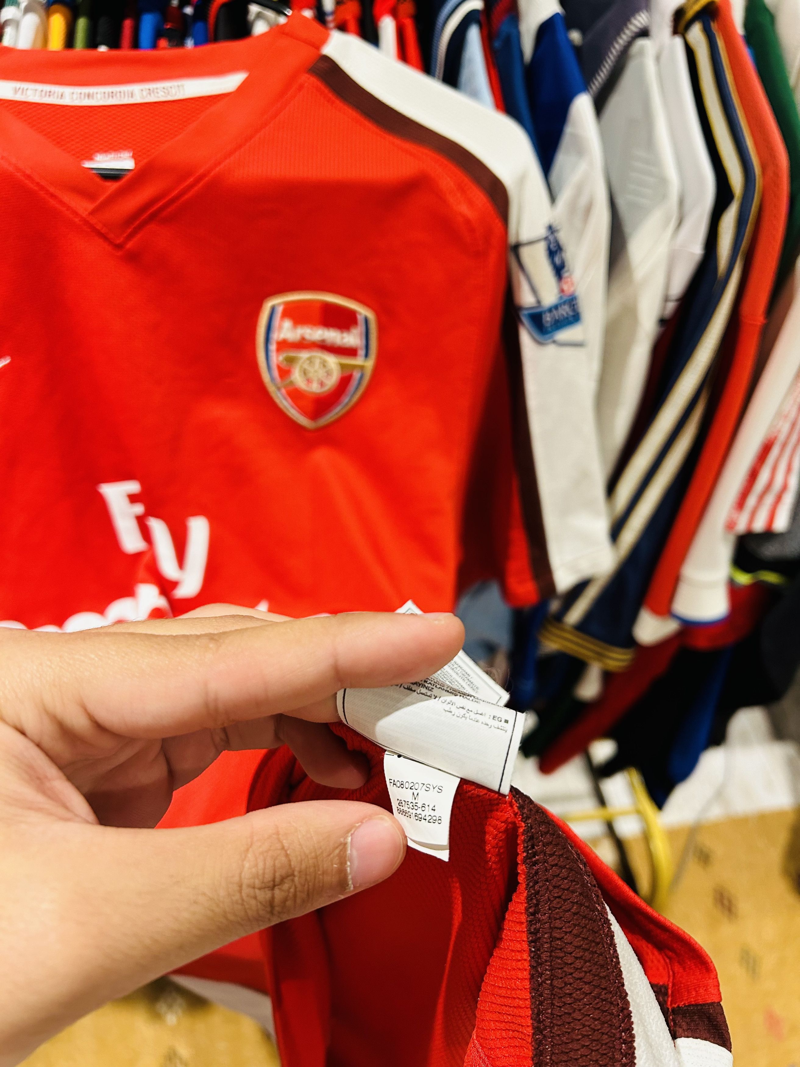Nike Arsenal 2008/09 Home jersey Van Persie Size US M / EU 48-50 / 2 - 6 Thumbnail
