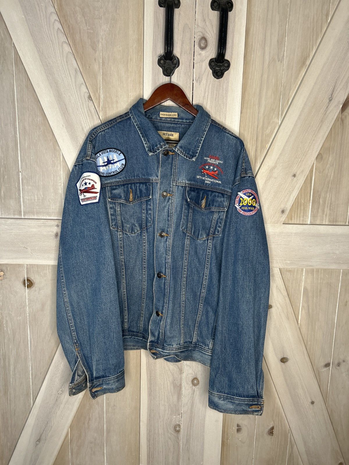 Vintage RARE Vintage Denim Jacket Size US XL / EU 56 / 4 - 1 Thumbnail